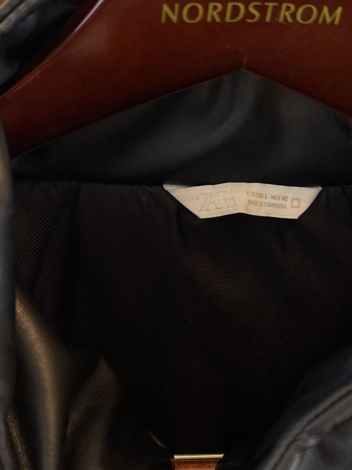 Zara ZARA Faux Leather Bomber Size US L / EU 52-54 / 3 - 6 Thumbnail