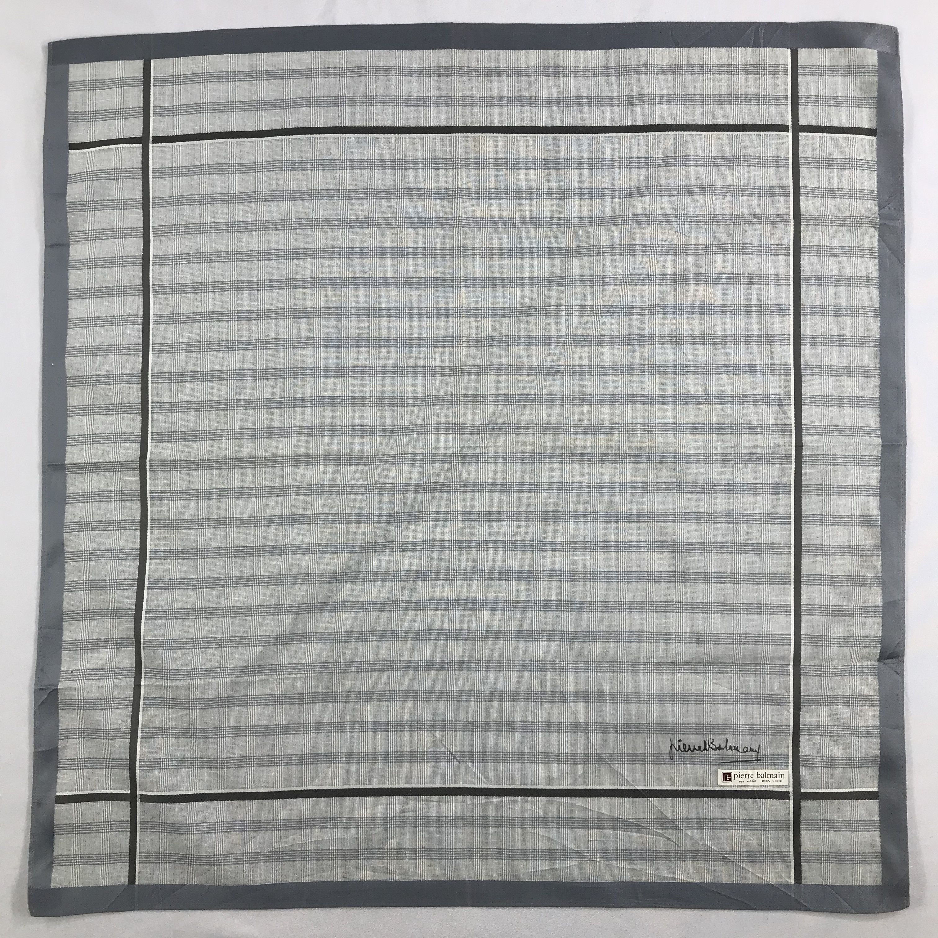Pierre Balmain × Vintage Pierre Balmain Bandana / Handkerchief / Neckerchief - S2644 Size ONE SIZE - 1 Thumbnail