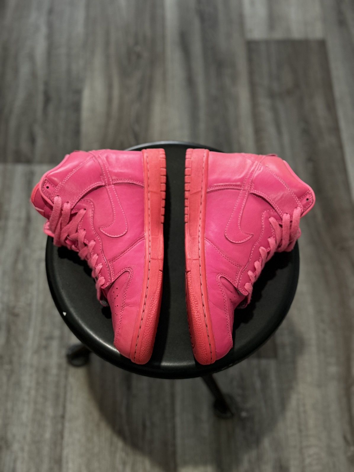 Nike VINTAGE NIKE DUNK 1958 LEATHER SNEAKERS HIGH-TOP WOOMEN’S Size US 9 / IT 39 - 8 Thumbnail