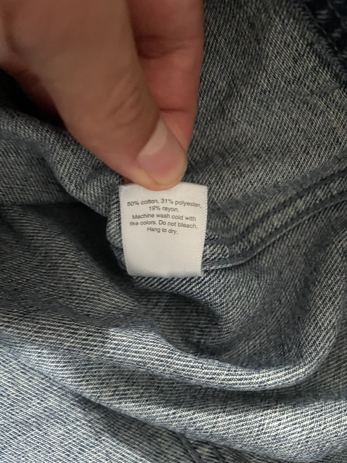 Fuck The Population FTP Cross Logo Denim Trucker Jacket (Large) Size US L / EU 52-54 / 3 - 6 Thumbnail