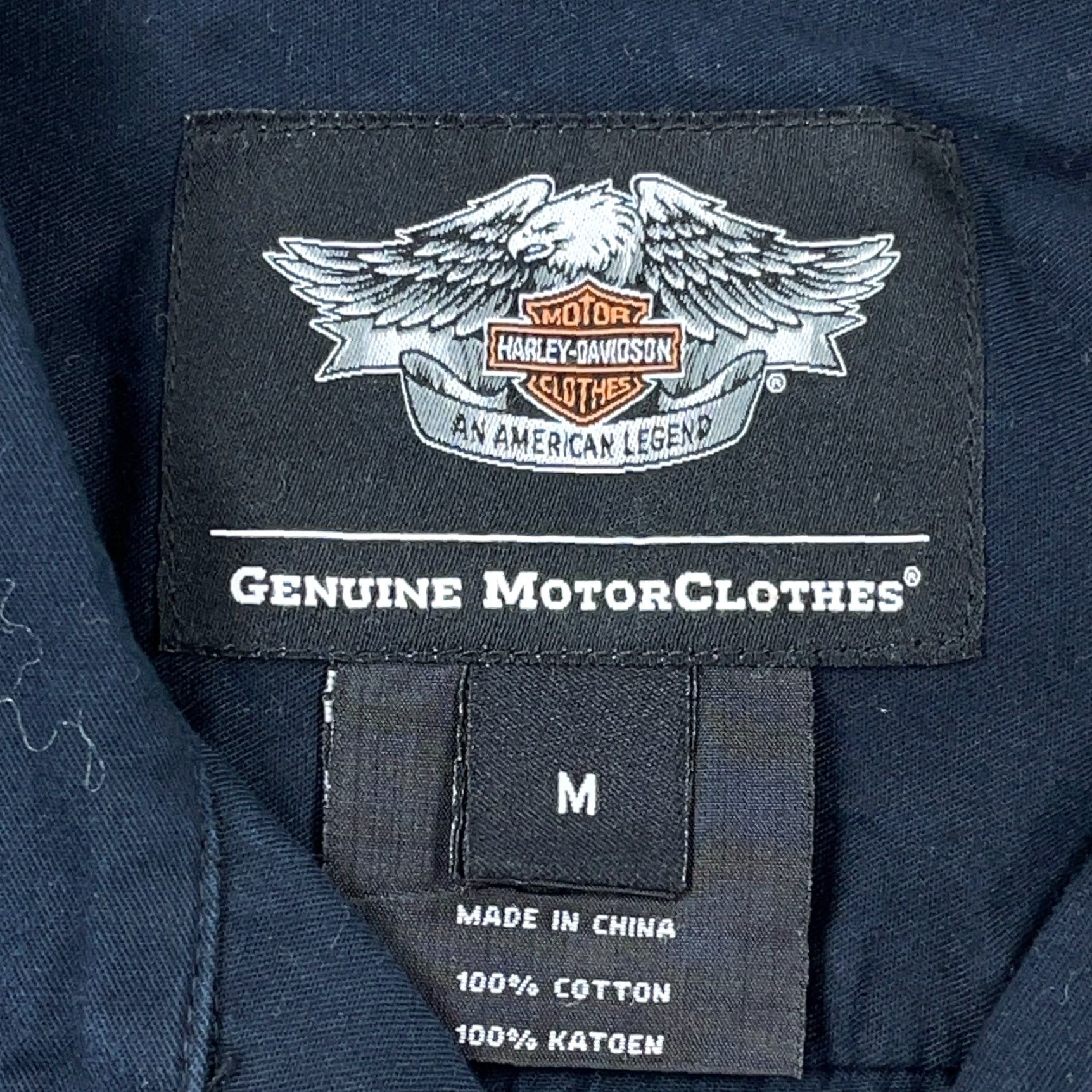 Harley Davidson Harley-Davidson Shirt Men Medium Black Button Up Fire Flame Winged Skull Y2K Size US M / EU 48-50 / 2 - 5 Thumbnail