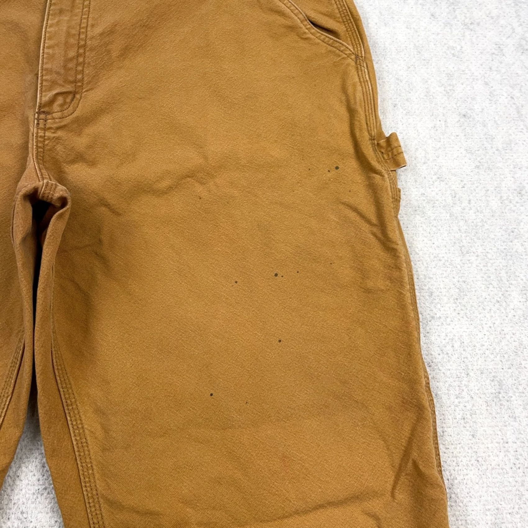Carhartt Carhartt Pants Men 42x30 Carpenter Duck Canvas Relaxed Faded Distressed Baggy B2 Size US 42 / EU 58 - 7 Thumbnail