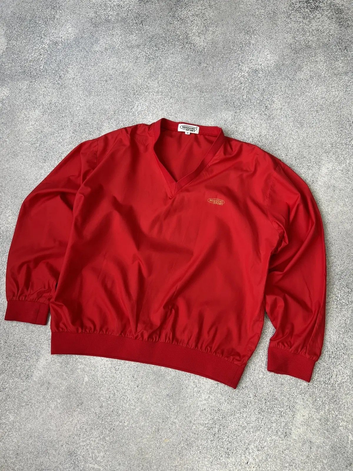 Missoni × Vintage Vintage Missoni sport nylon light red sweatshirt Size US M / EU 48-50 / 2 - 2 Thumbnail