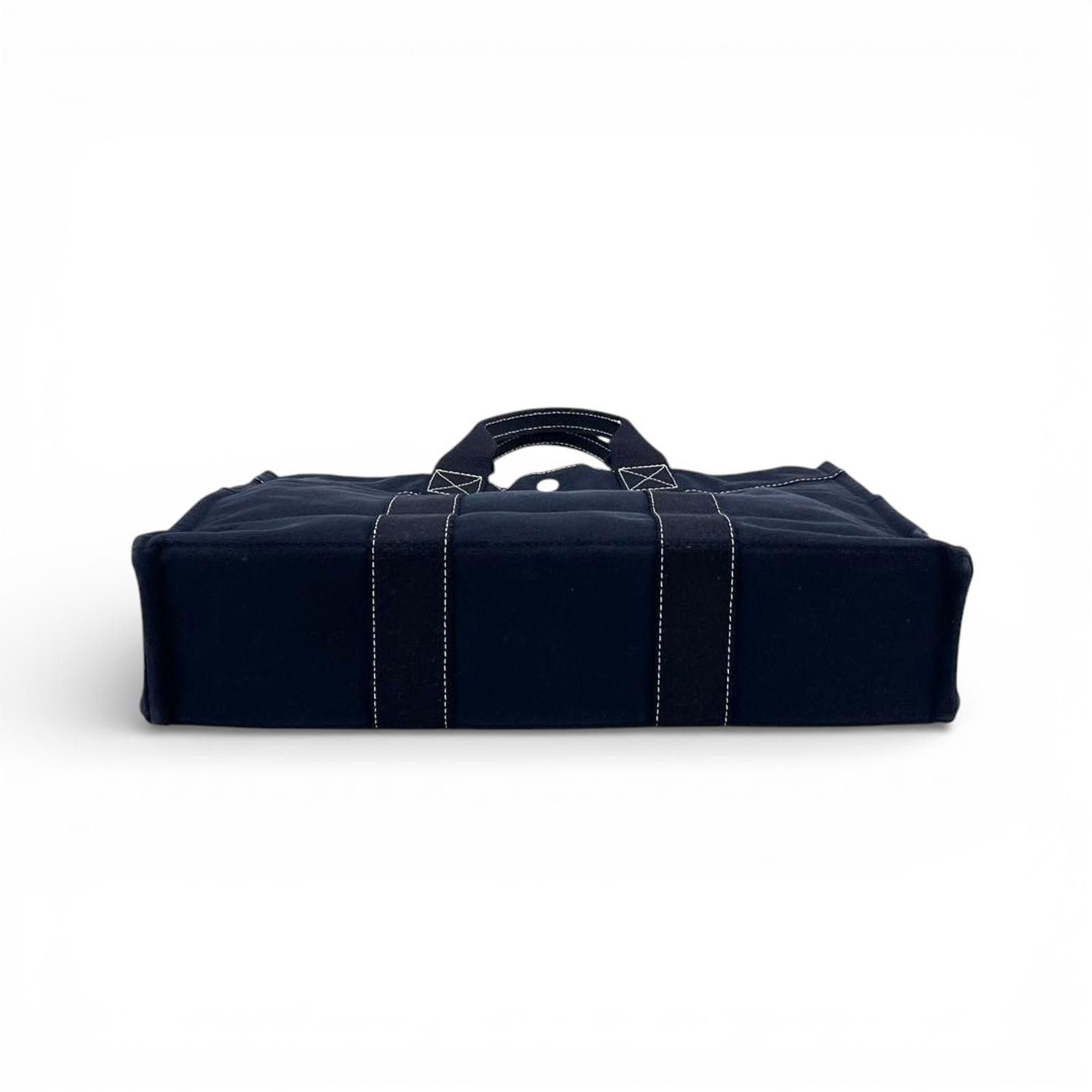 Hermes Hermès - Navy Canvas Tote Bag Size ONE SIZE - 3 Thumbnail