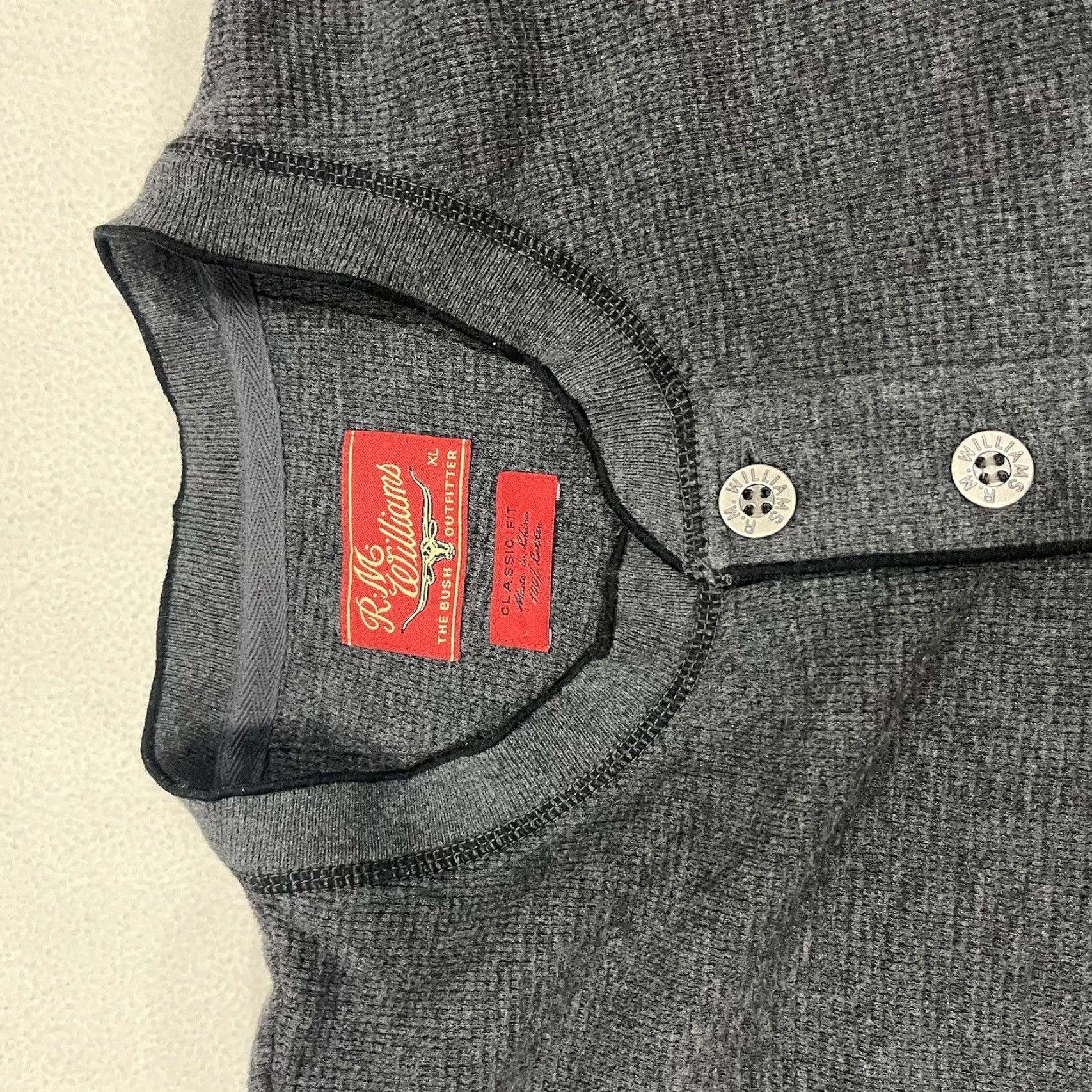 Vintage R.M. WILLIAMS Sweatshirt Mens XL Long Sleeve Gray Pullover Top Size XL Size US XL / EU 56 / 4 - 5 Thumbnail