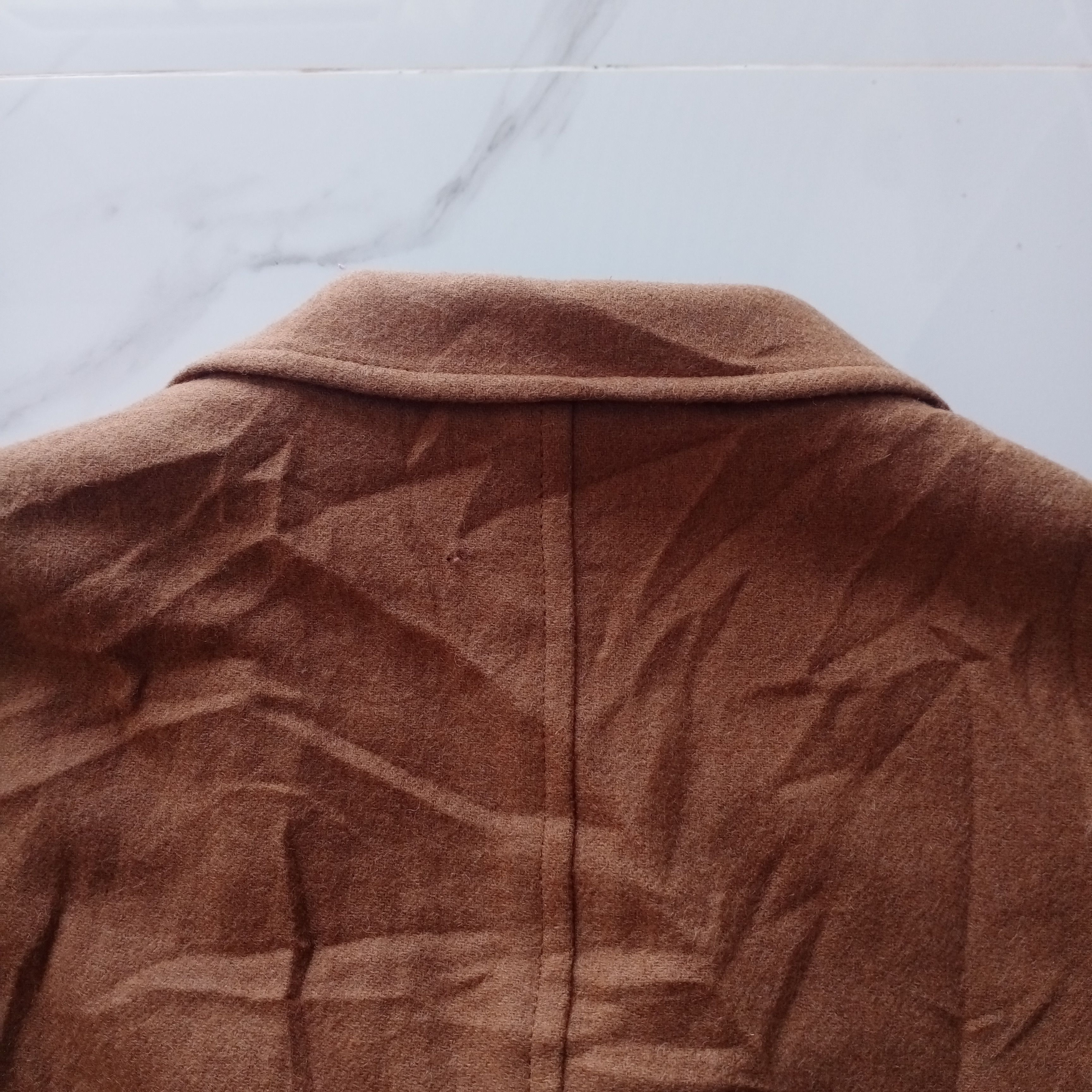 BEAUTY&YOUTH × Japanese Brand × United Arrows United Arrows Beauty & Youth Brown Long Coat Shetland Wool Size US M / EU 48-50 / 2 - 10 Thumbnail