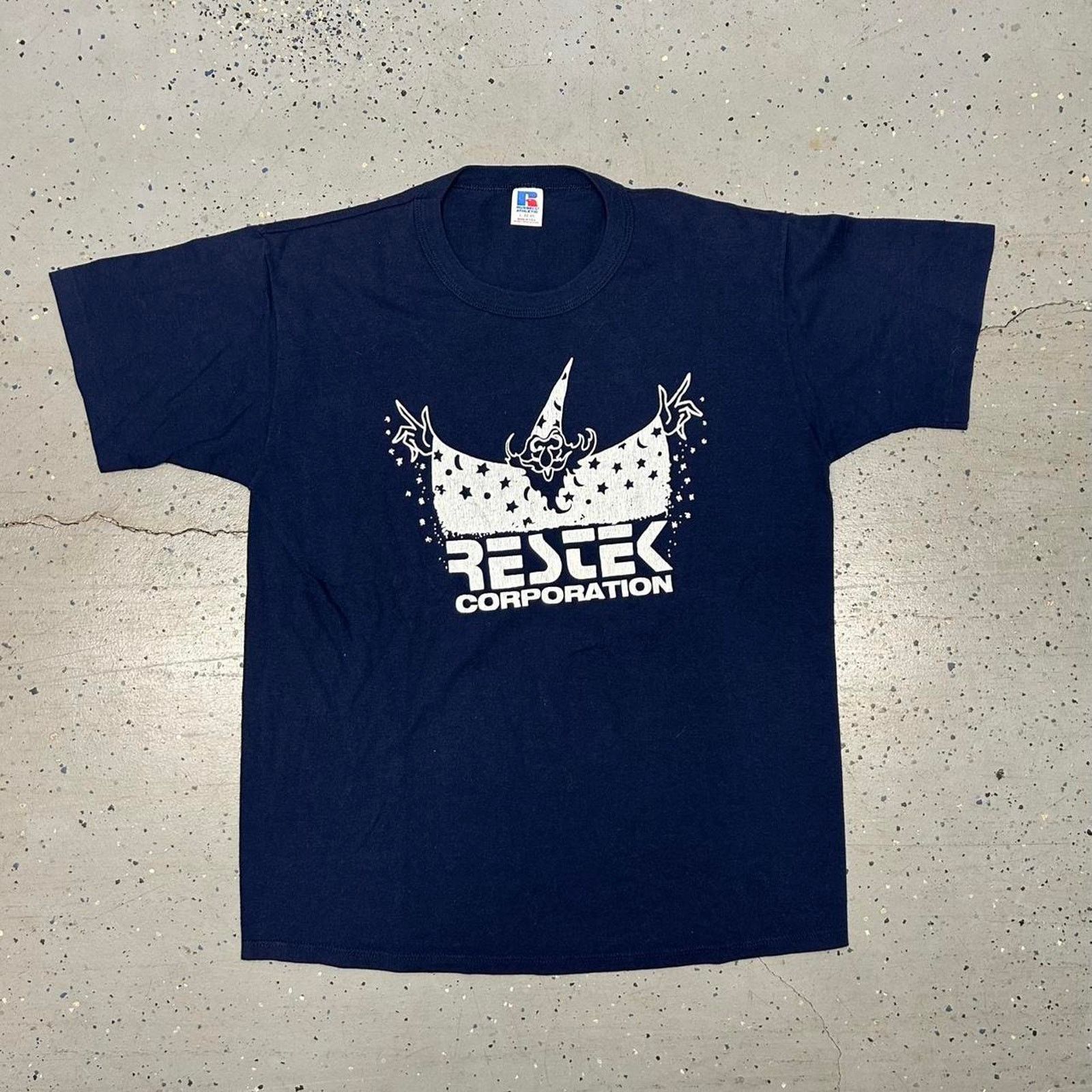 Russell Athletic 1980s resek corporation graphic tee Size US XL / EU 56 / 4 - 1 Thumbnail