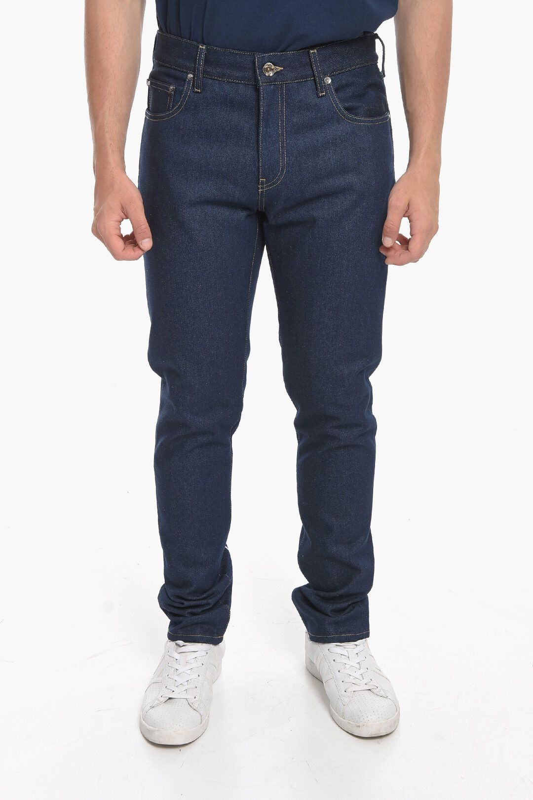 Off-White og1mm1025 Diag Logo Skinny Fit Denim in Blue Size US 32 / EU 48 - 2 Thumbnail