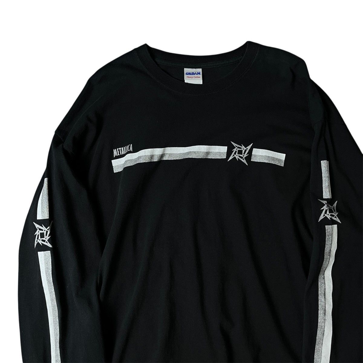 Band Tees Metallica “Reload” Stripe Long Sleeve Tee – Official Size US XL / EU 56 / 4 - 2 Thumbnail
