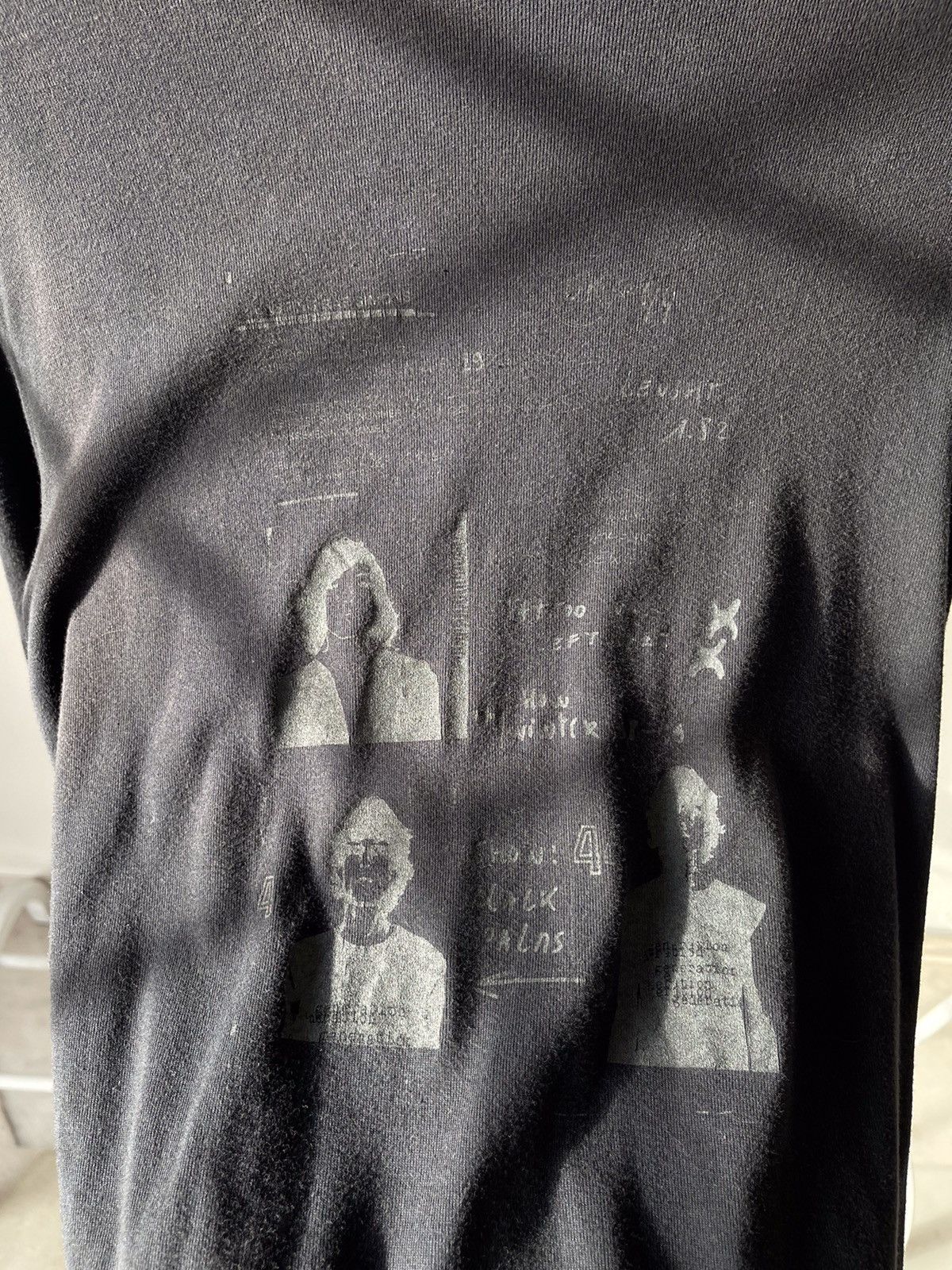 Raf Simons Rare 1998-1999 Raf Simons Casting Print Raglan Tee Size US S / EU 44-46 / 1 - 16 Thumbnail