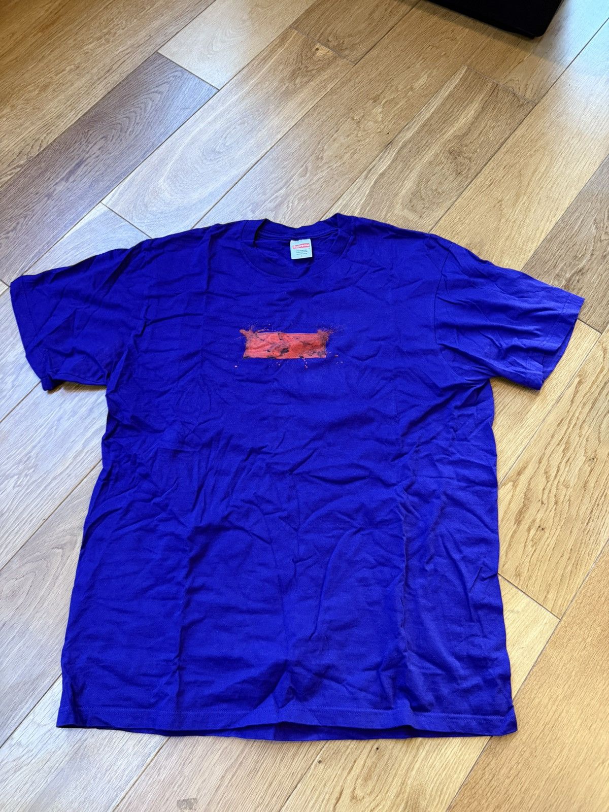 Supreme Supreme Ralph Steadman Box Logo Tee “Purple” Size US L / EU 52-54 / 3 - 1 Thumbnail