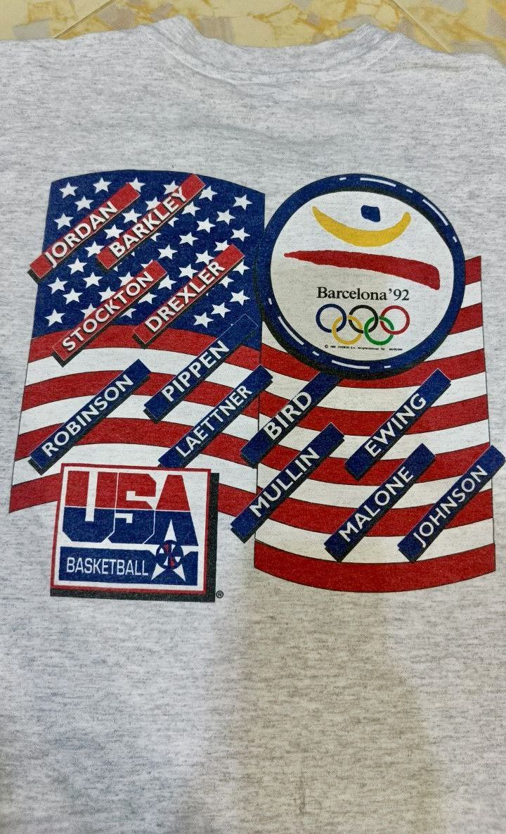 Salem Sportswear Vintage 90’s Salem x USA Basketball Dream Team Olympic Tee Size US L / EU 52-54 / 3 - 4 Thumbnail