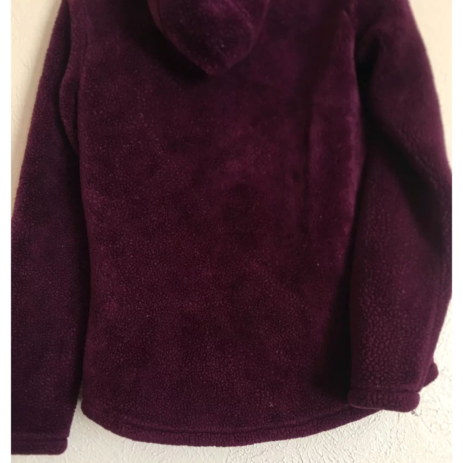 Vintage 32 Degrees Heat Women's Hoodie Pullover Full Zip Fleece Sherpa Lined Burgundy Wine S 32 Degrees Heat Activewear Size S / US 4 / IT 40 - 7 Thumbnail