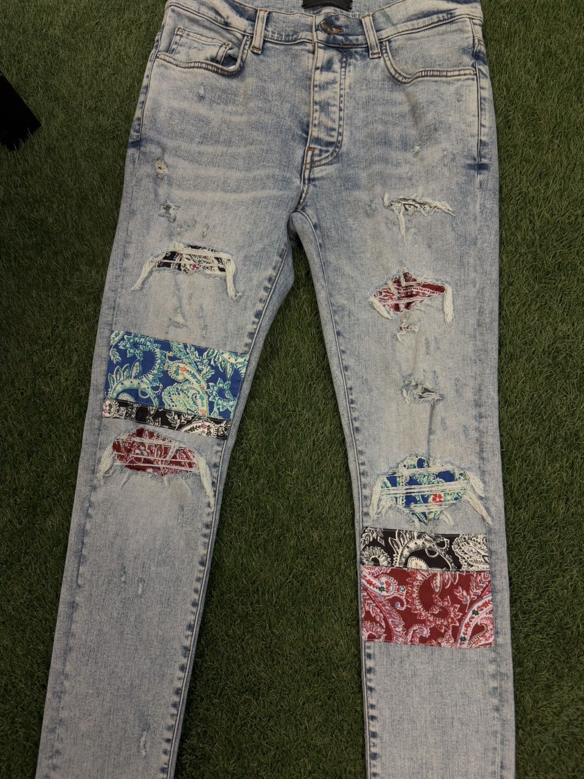 Amiri Amiri Jeans Colorful Patch Pants Size 31 Clean Condition 🧼 Size US 31 - 6 Thumbnail