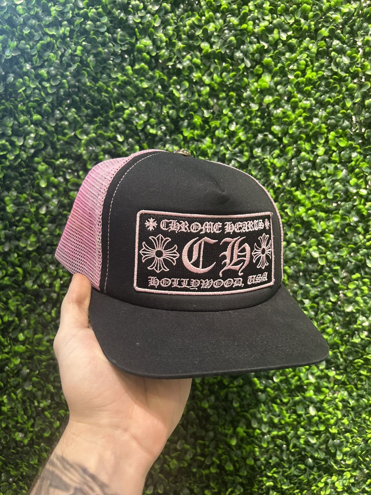 Chrome Hearts Chrome Hearts CH Hollywood Trucker Hat Size ONE SIZE - 1 Thumbnail