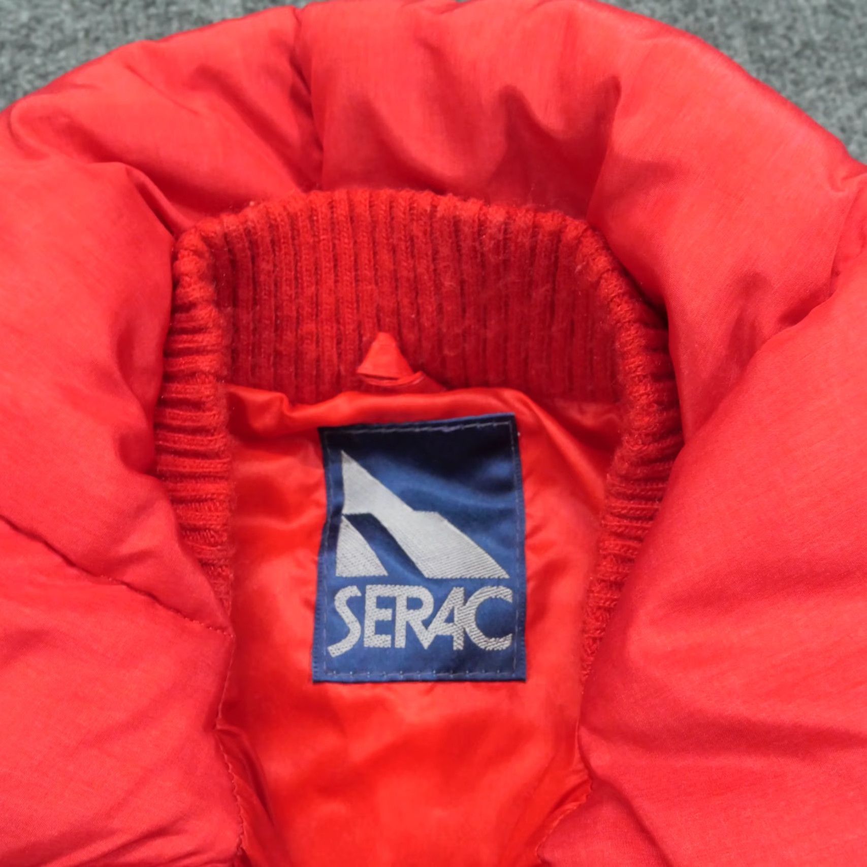 Vintage VINTAGE Serac Jacket Womens 10 Red Puffer Quilted Cropped 80s Windbreaker Short Zip Regular Size 10 Womens Red 80s Jacket Size L / US 10 / IT 46 - 5 Thumbnail
