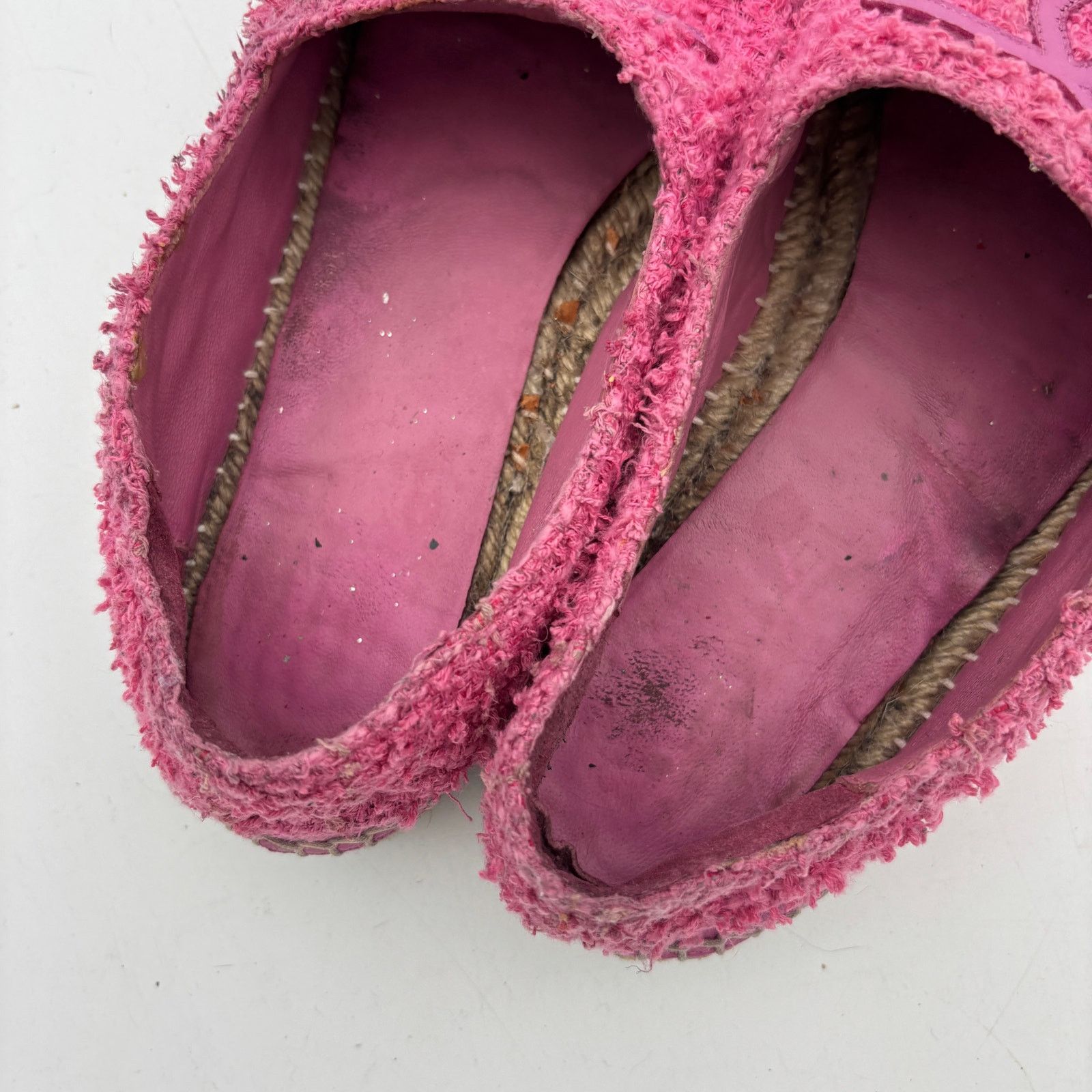 Chanel Chanel CC Pink Tweed Espadrilles Cap Toe Women's 39 US 8 Size US 8 / IT 38 - 12 Thumbnail