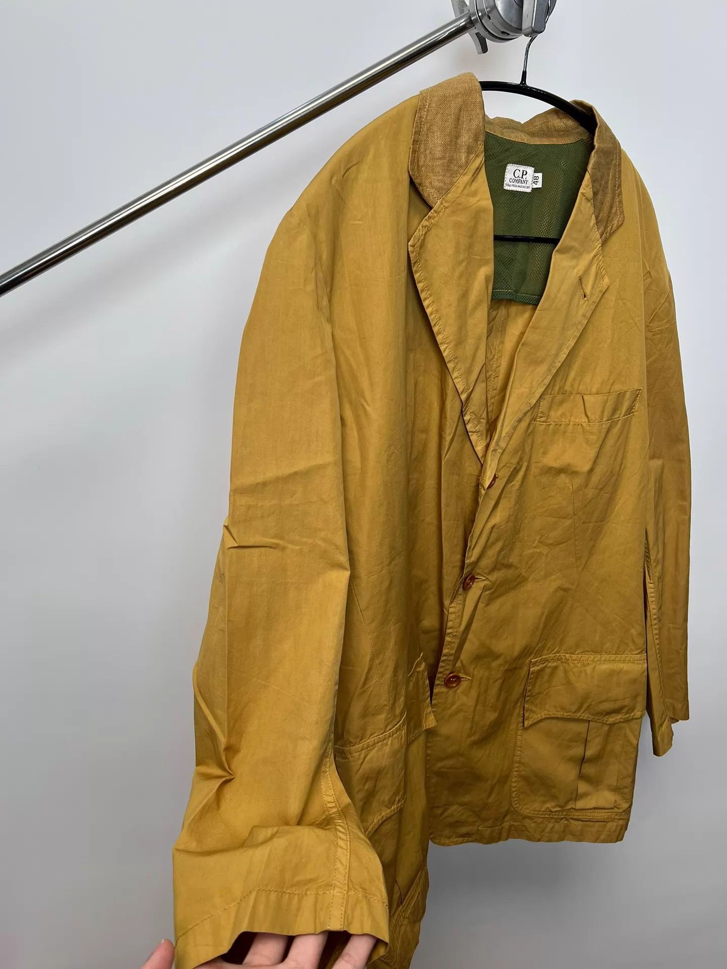 C.P. Company CP Company Vintage Italian Suit Jacket Yellow Size US M / EU 48-50 / 2 - 4 Thumbnail