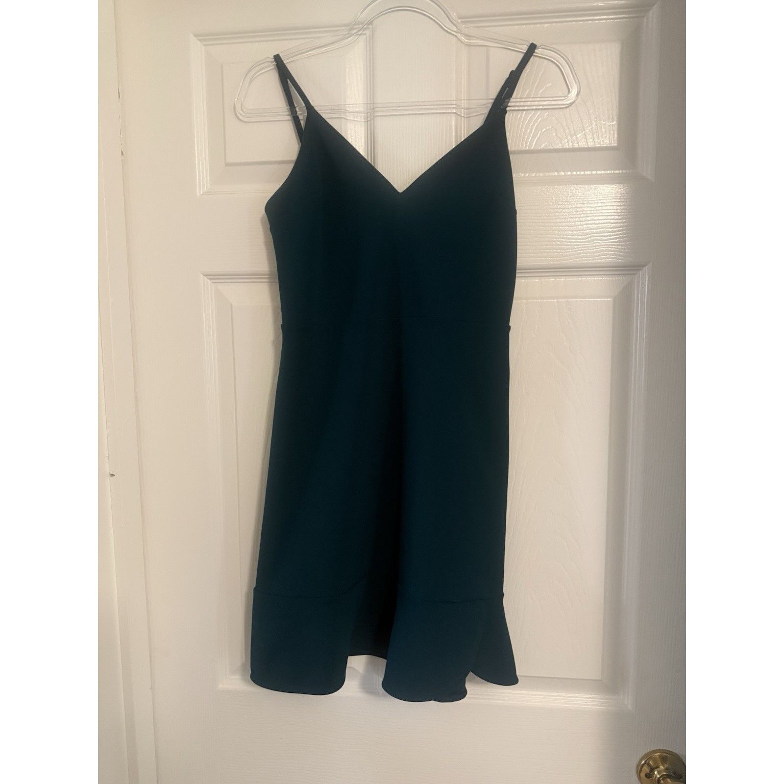 Express NWT Emerald Green Express Spaghetti Strap Dress Size S Y2K Size S / US 4 / IT 40 - 1 Thumbnail