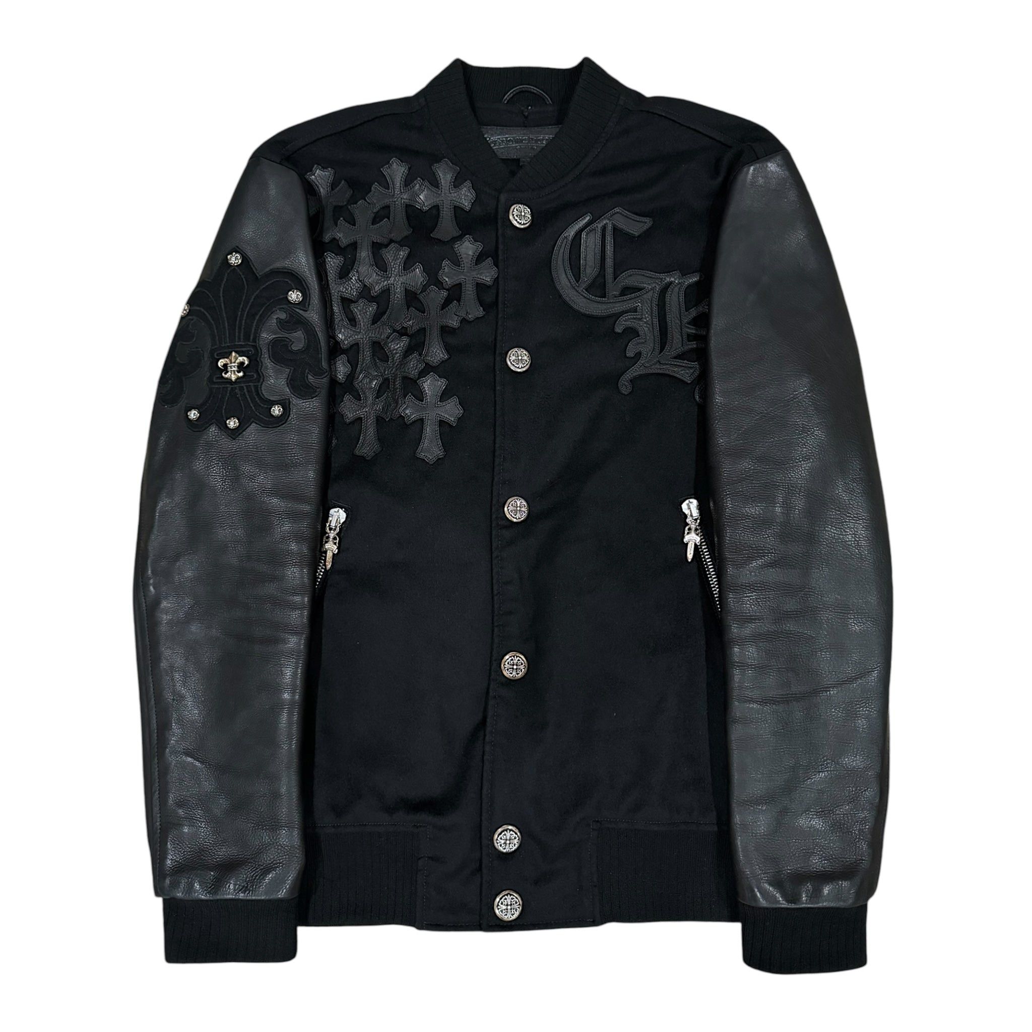 Chrome hearts varsity jacket hotsell