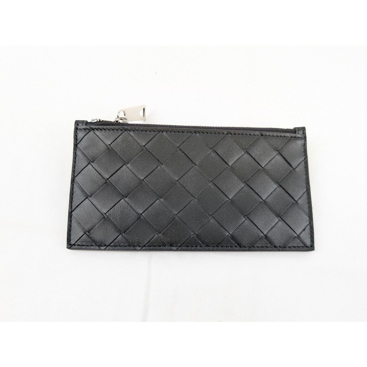 Bottega Veneta o1rshd1 Size: OS / Intreccio Zipper Pouch in Black Size ONE SIZE - 3 Thumbnail