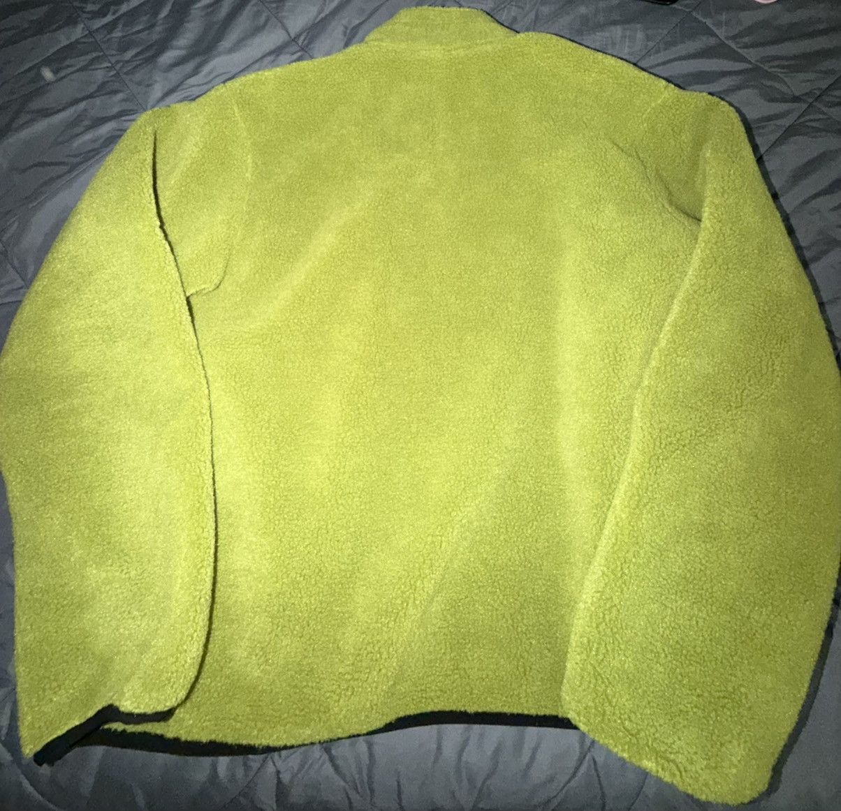 Stussy Stussy Sherpa reversible jacket fleece zip up green moss XL Size US XL / EU 56 / 4 - 2 Thumbnail