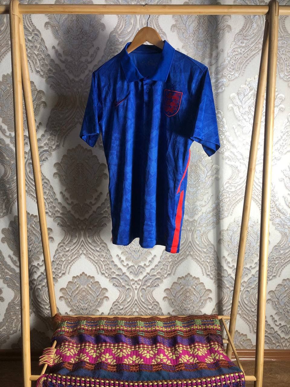 Nike VINTAGE NIKE ENGLAND RETRO SOCCER JERSEY MANCHESTER Y2K 90s Size US L / EU 52-54 / 3 - 2 Thumbnail