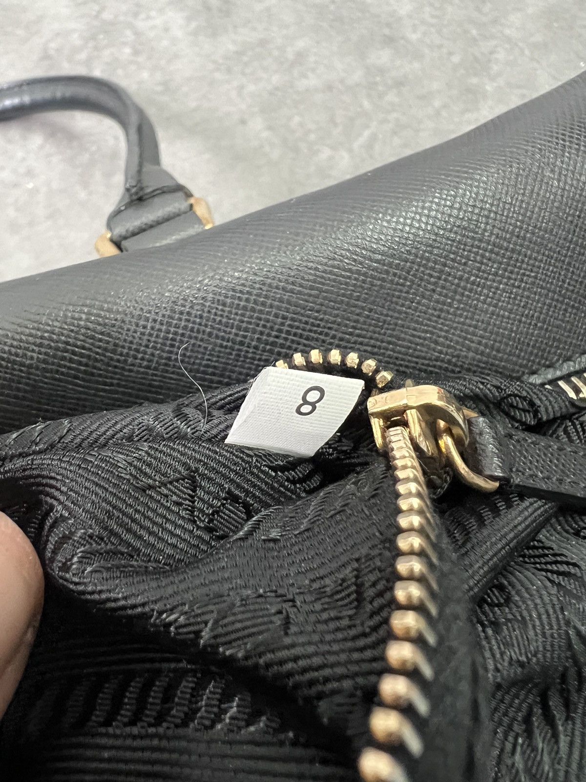 Prada Prada Saffiano Leather Shoulder Bag Black Size ONE SIZE - 15 Thumbnail