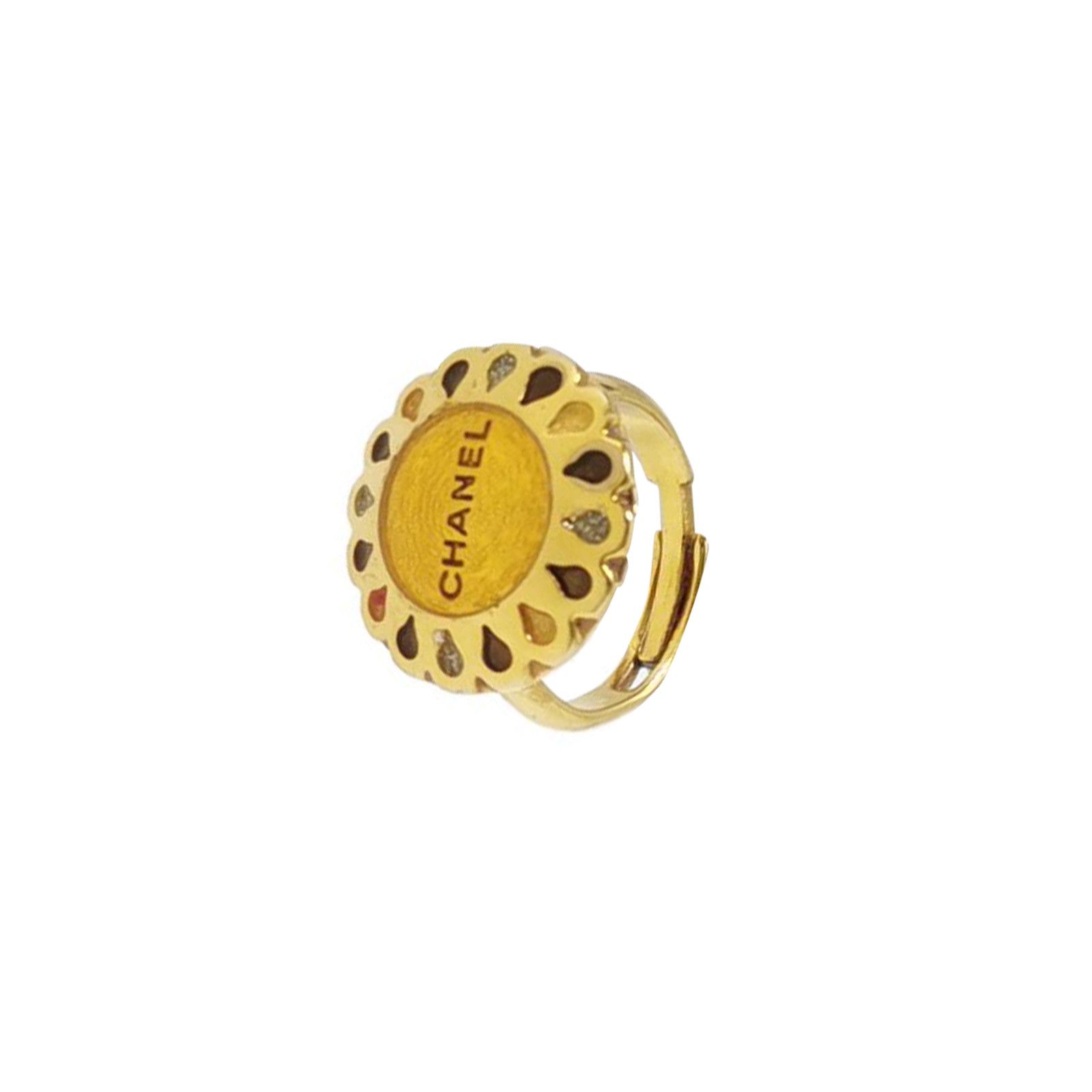 Chanel Chanel Flower Letter Logo Vintage Ring Size 12 -z2505 Size ONE SIZE - 1 Thumbnail