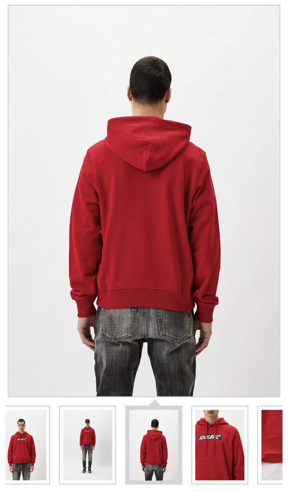 Diesel 🔥 NWT Diesel “For Successful Living” Red Logo Hoodie XXL Size US XXL / EU 58 / 5 - 4 Thumbnail