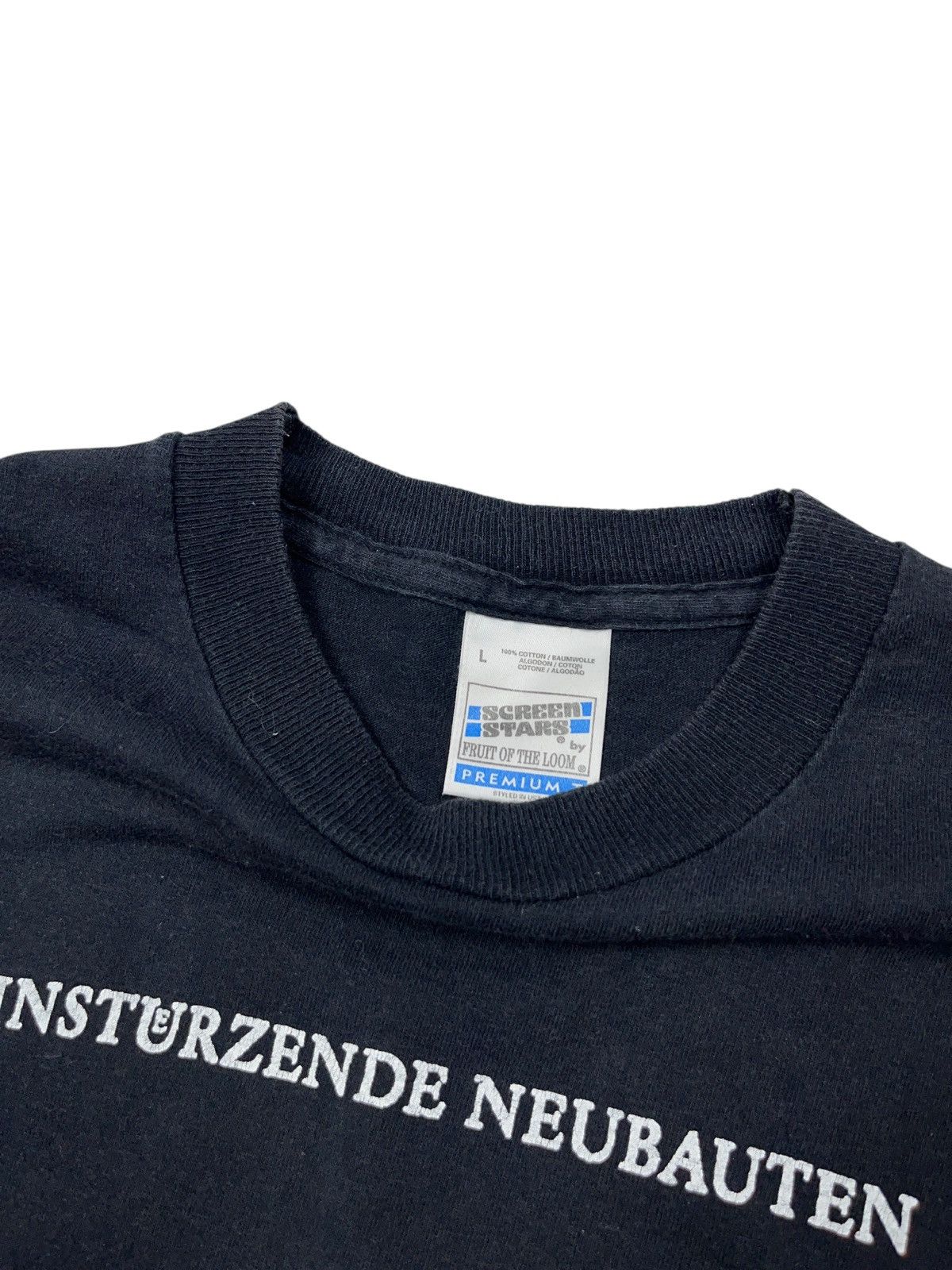 Band Tees Vintage 90s Einstürzende Neubauten Haus der Lüge T-shirt Size US L / EU 52-54 / 3 - 3 Thumbnail