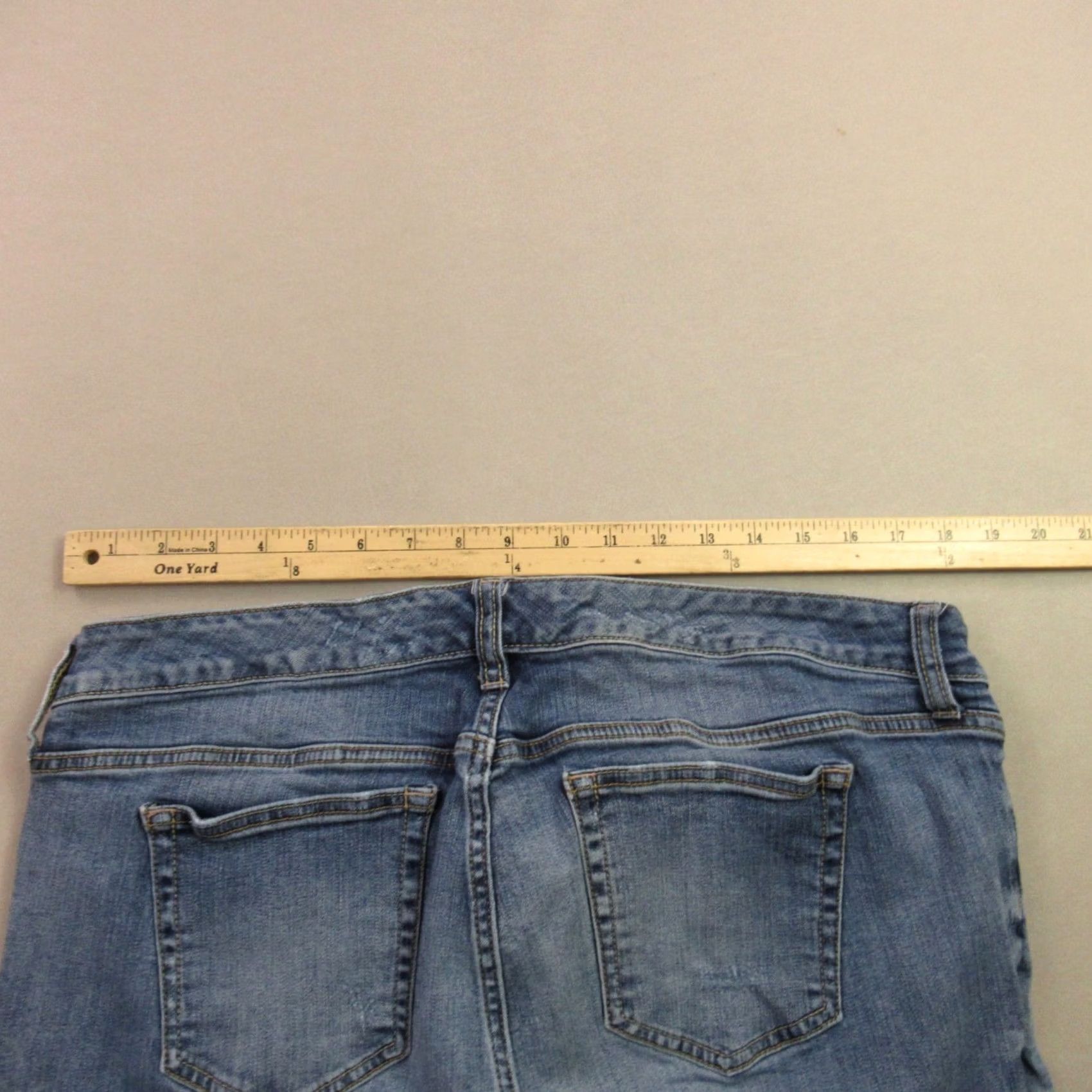 Torrid Torrid Jeans Womens 18 Wide-Leg Denim Pockets Blue Regular Rise 32in Inseam 32in Cotton Blend Stretch Lightweight Casual Size 40" / US 18 - 6 Thumbnail