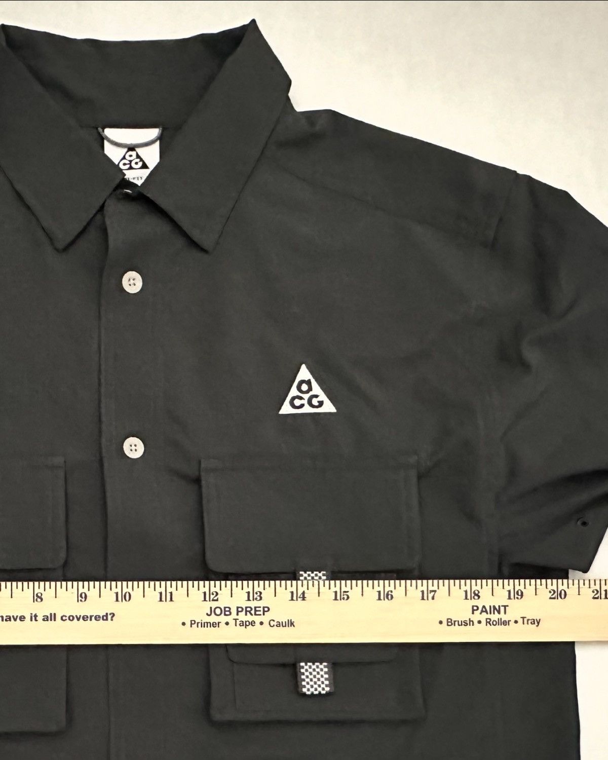 Nike × Nike ACG Nike ACG UV Devastation trail dri fit shirt gray small Size US S / EU 44-46 / 1 - 3 Thumbnail