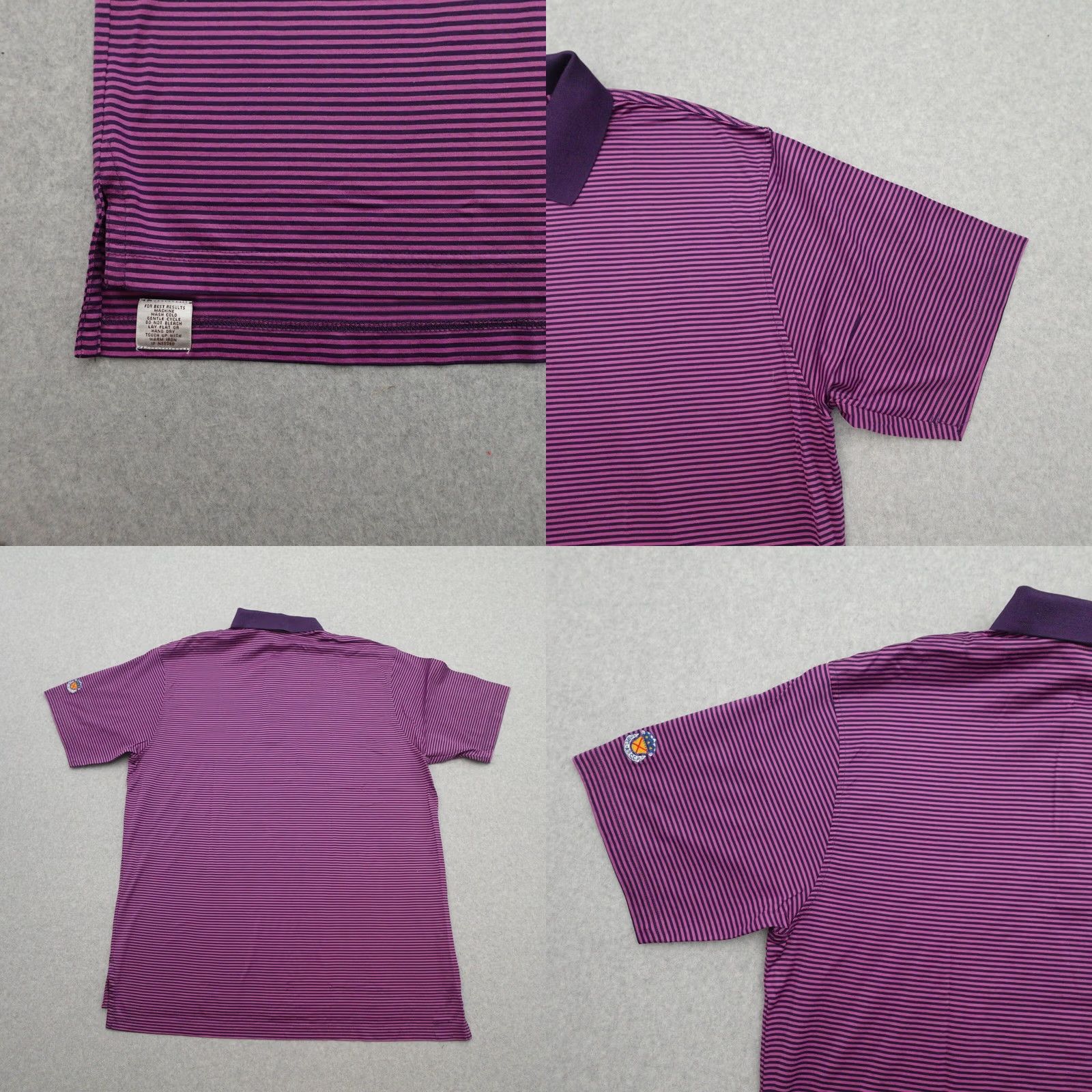 Peter Millar Peter Millar Polo Shirt Mens XL Golf Purple Plum Stripe Bel Air CC 32x25 Size US XL / EU 56 / 4 - 8 Thumbnail