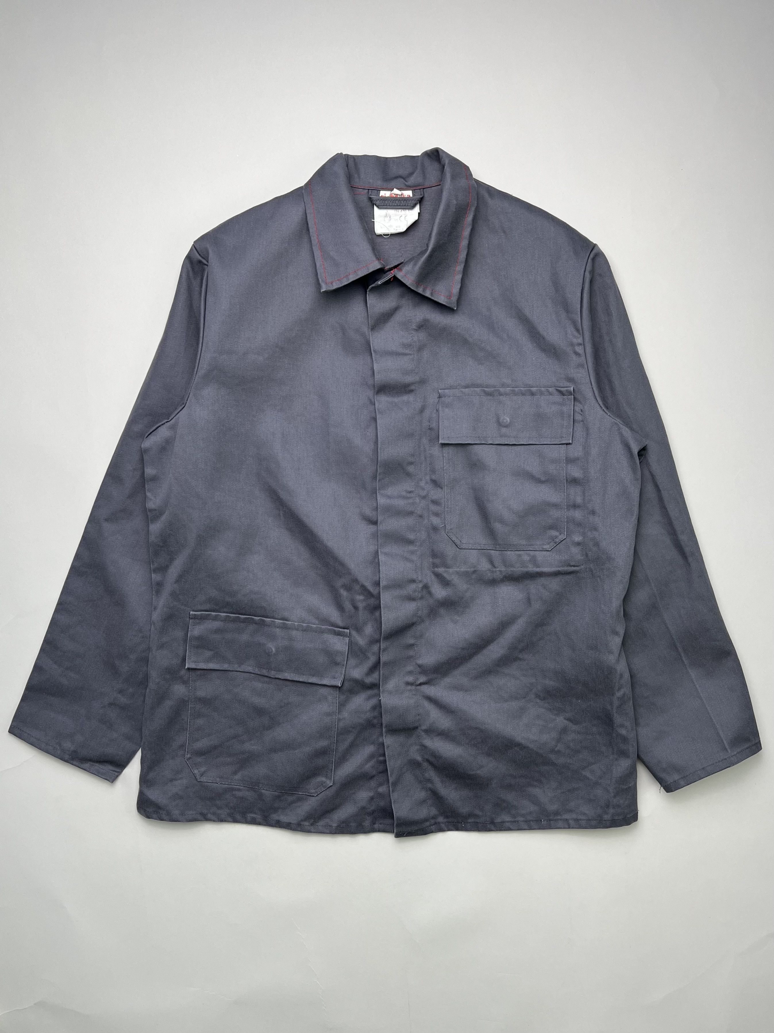 Vintage French Work Jacket Vintage Grey Size US L / EU 52-54 / 3 - 1 Thumbnail