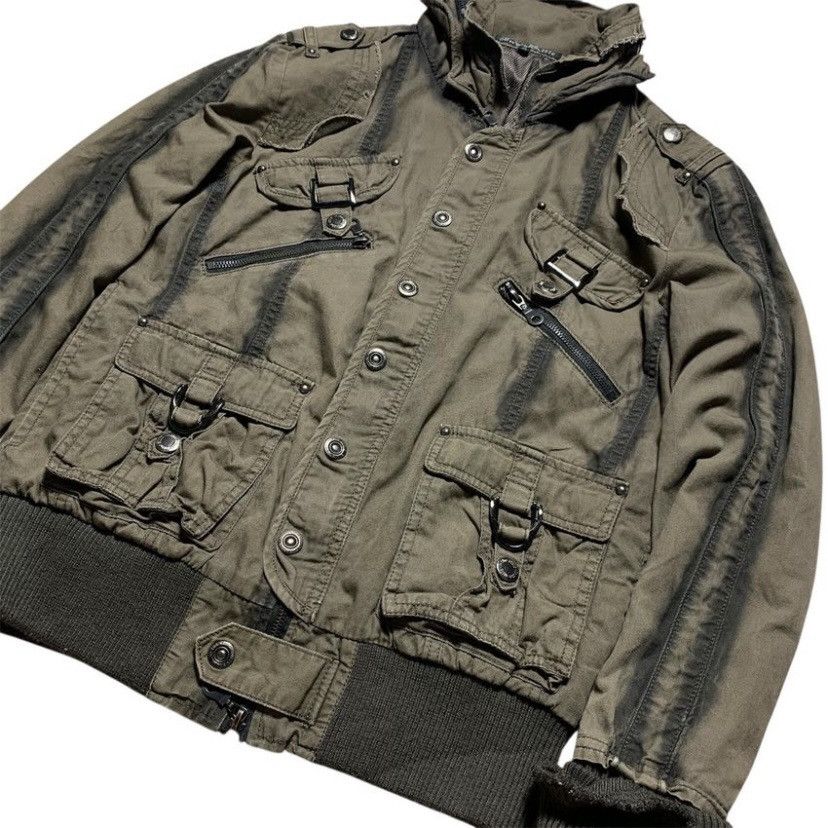 In The Attic IN THE ATTIC BONDAGE V-KEI STYLE BONO MULTI POCKET JACKET Size US M / EU 48-50 / 2 - 12 Thumbnail