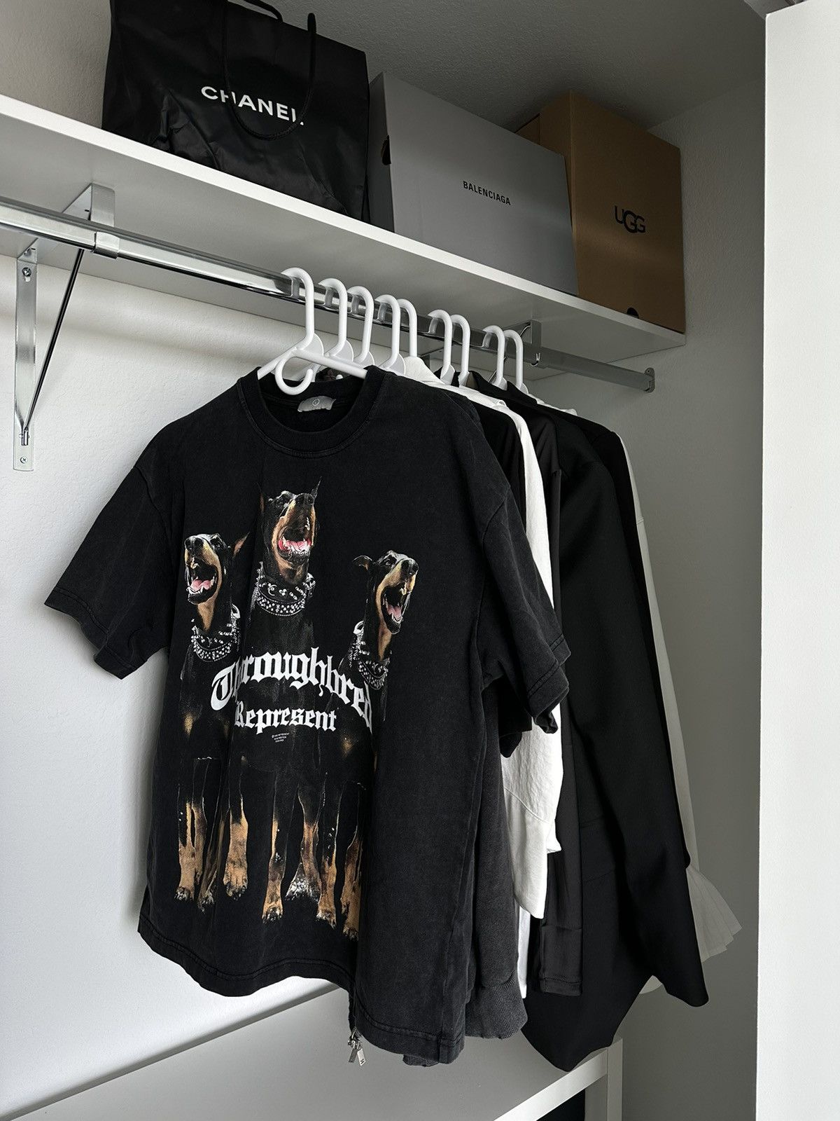 Represent Clo. Represent Thoroughbred T-Shirt Doberman Print | Grailed