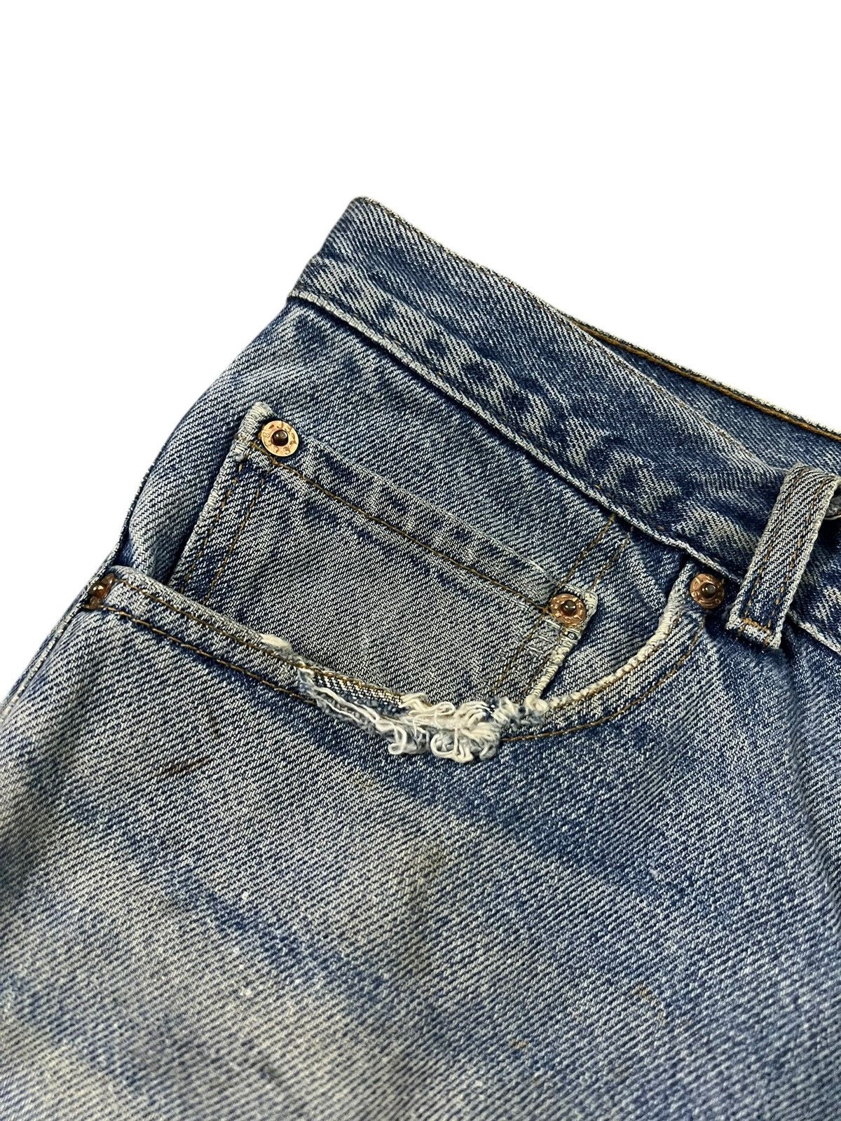 Levi's Flare jean Vintage Levi’s 517 Distress Painted Faded Jean Size US 32 / EU 48 - 10 Thumbnail