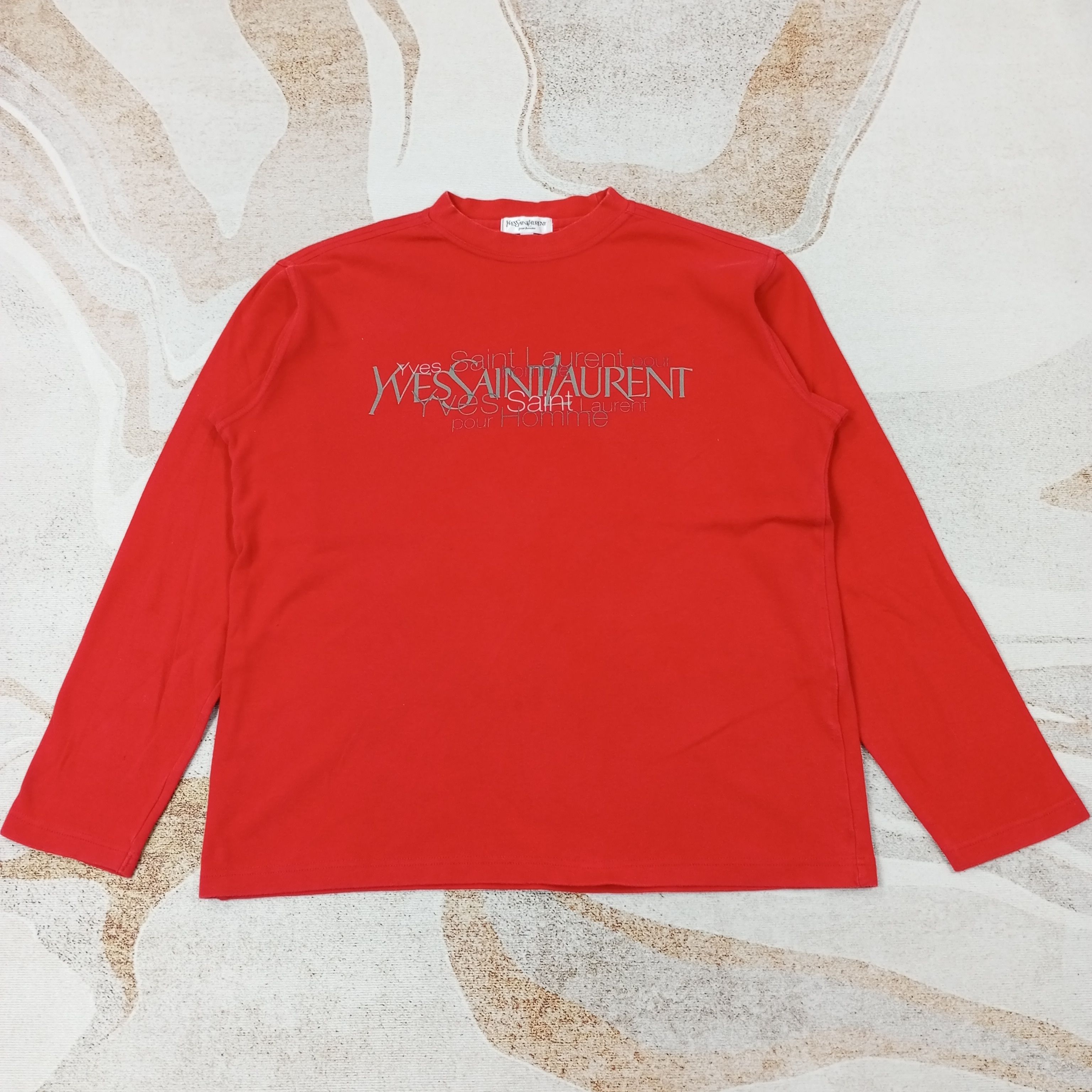 Yves Saint Laurent Yves Saint Laurent Fashion Brand Tshirt c239n44 Size US L / EU 52-54 / 3 - 1 Thumbnail