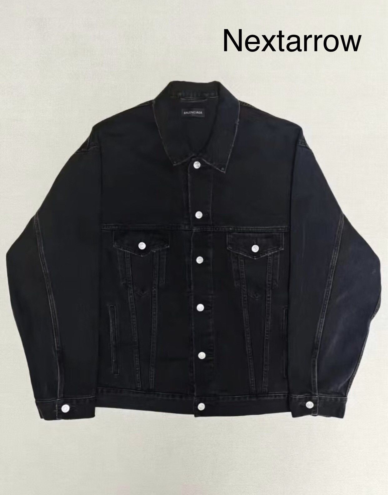 Balenciaga Balenciaga 22ss spray painted night light denim