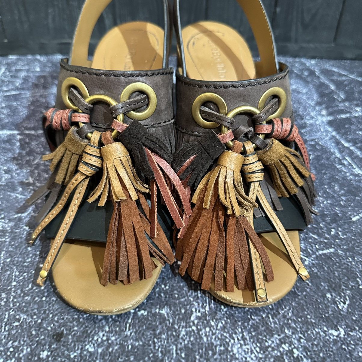 See by Chloe See By Chloe Leather Sandals Featuring Front Tassel charm37 Size US 7 / IT 37 - 5 Thumbnail