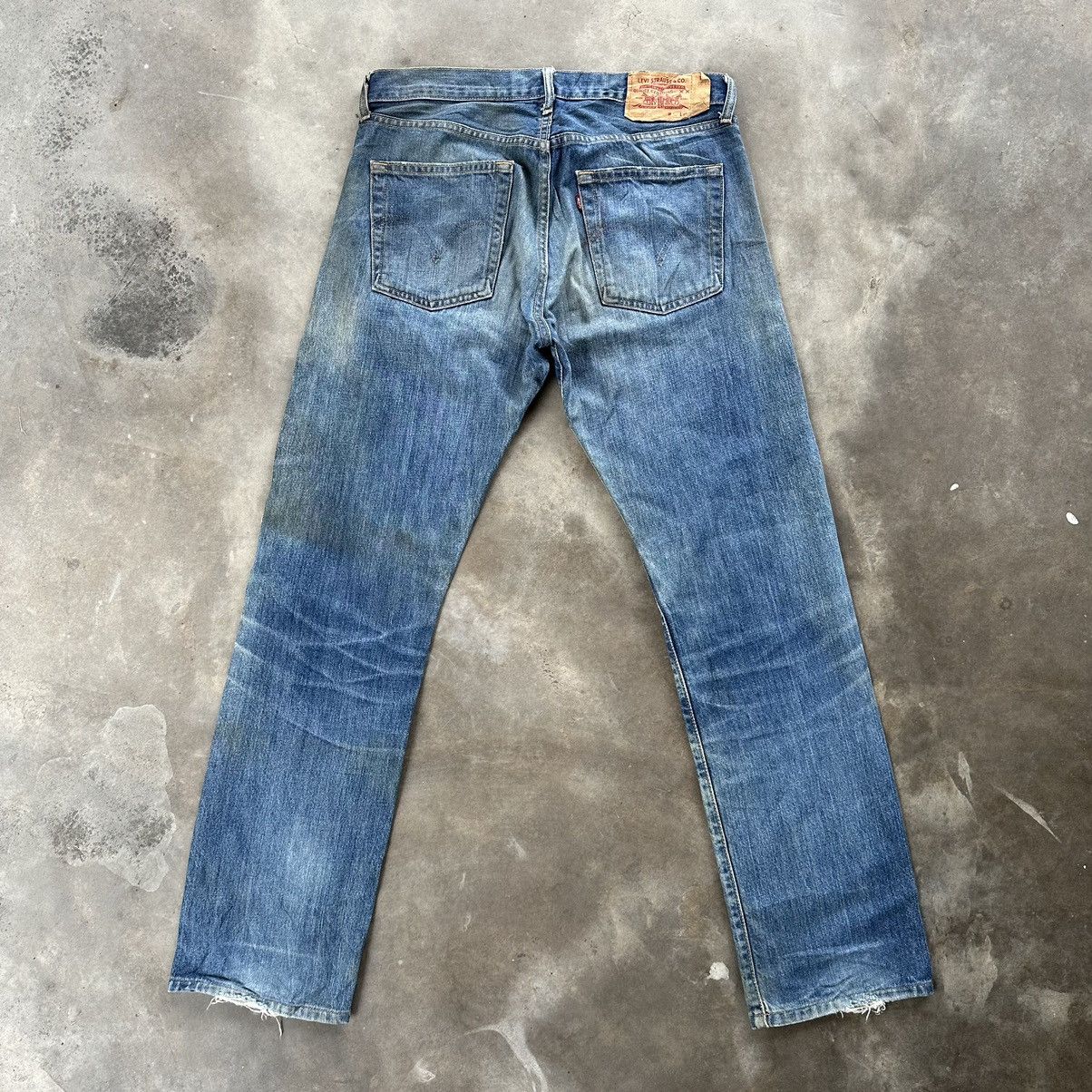 Levi's Vintage Levi’s 505 Distressed Rusty Faded Denim Jean Pant Size US 34 / EU 50 - 10 Thumbnail