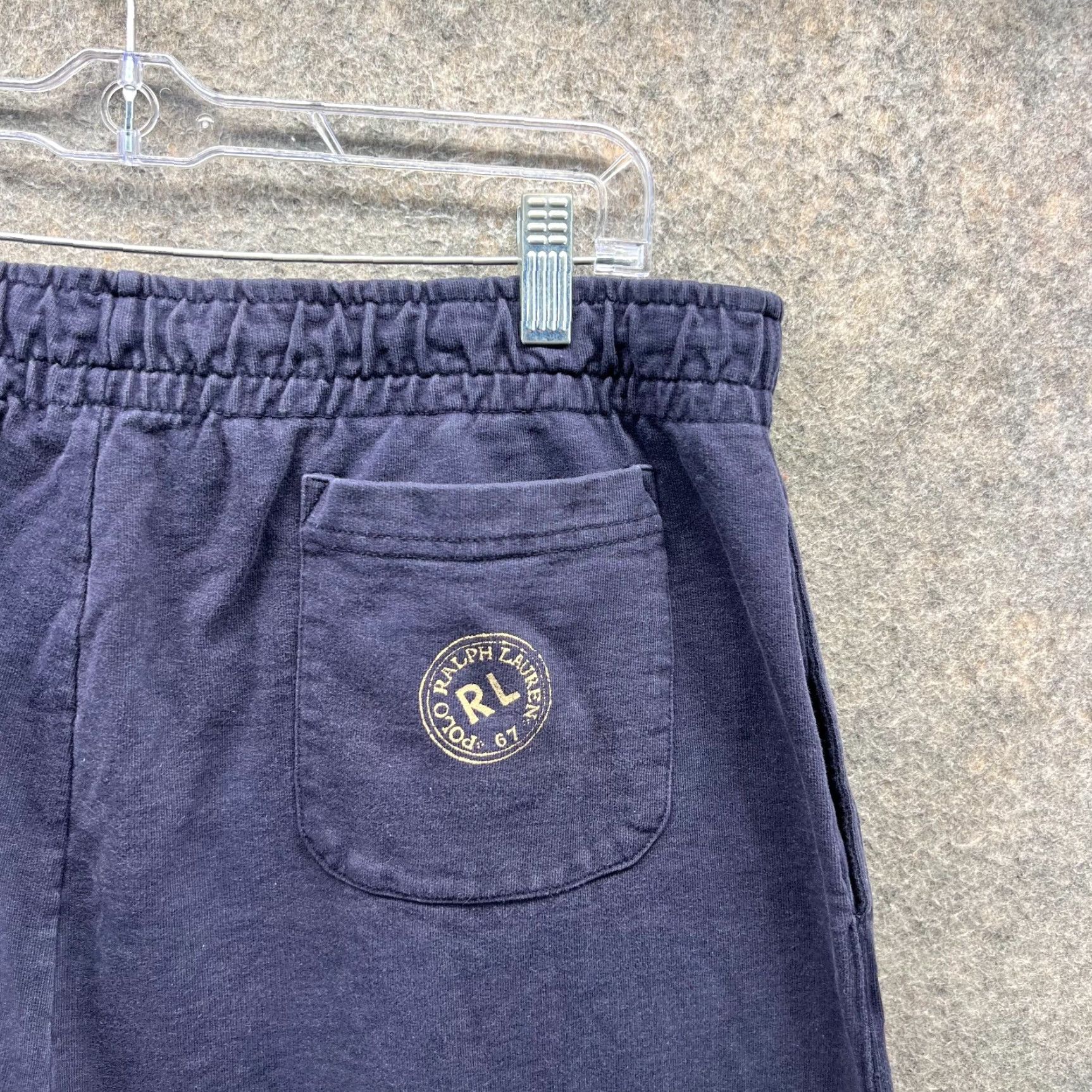 Polo Ralph Lauren Polo Ralph Lauren Sweatpants Jogger XL Blue Navy Logo Pockets Elastic Waist Mens Regular Fit Style: Pants Size US 36 / EU 52 - 4 Thumbnail