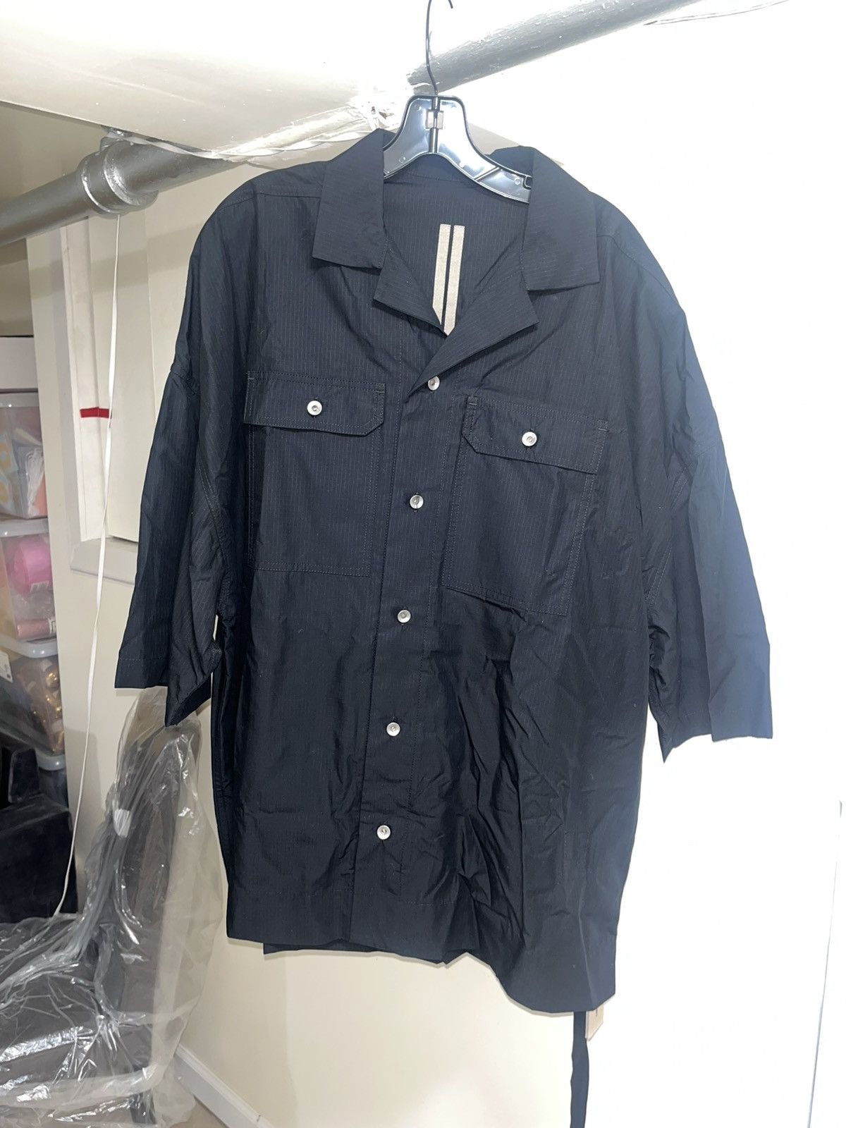 Rick Owens Drkshdw Rick Owens DRKSHDW Magnum Tommy Shirt Sz L Size US L / EU 52-54 / 3 - 2 Thumbnail