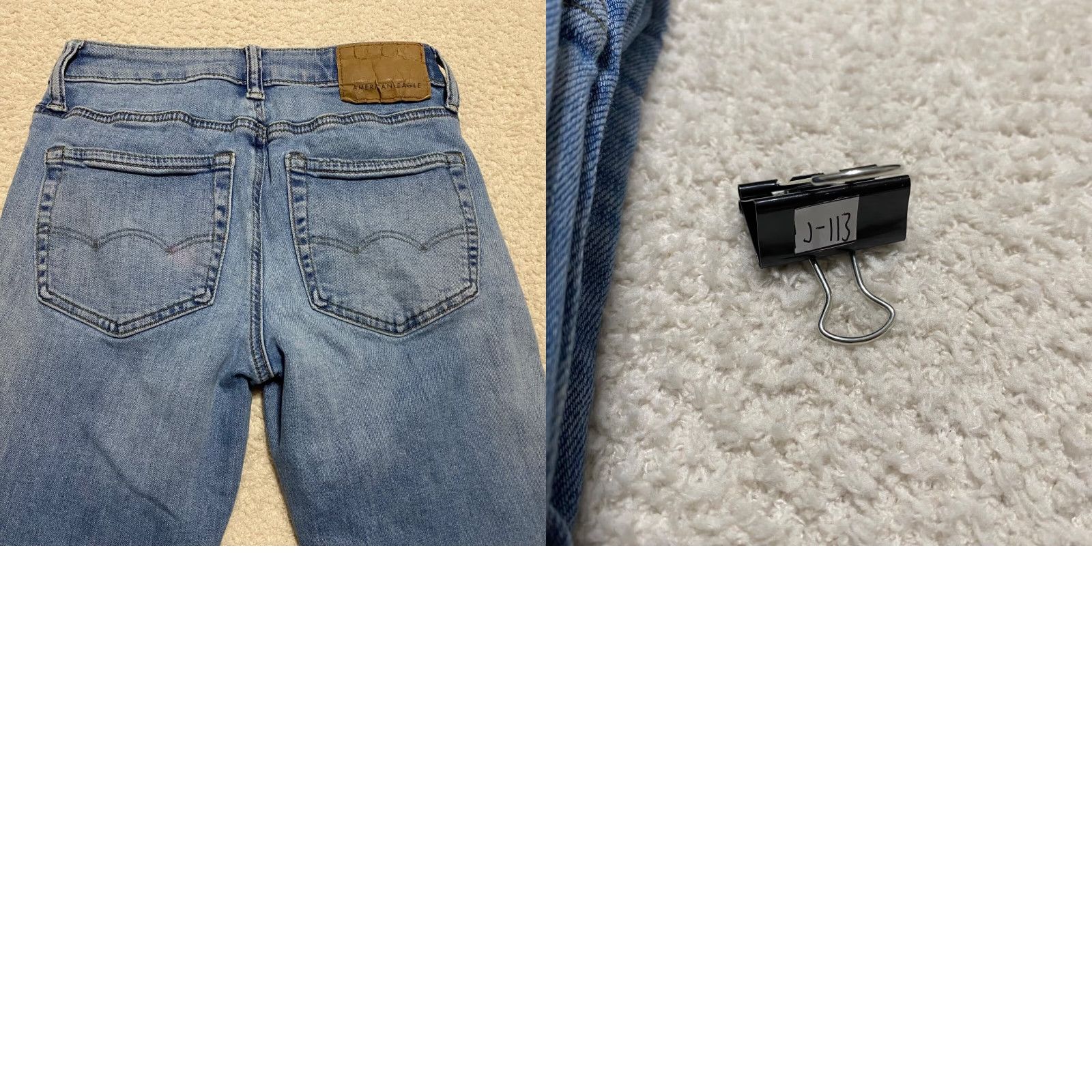 American Eagle Outfitters American Eagle Outfitters Jeans Womens 26x30 Airflex Skinny Medium Wash Low Rise Denim Size 26" / US 2 / IT 38 - 9 Thumbnail