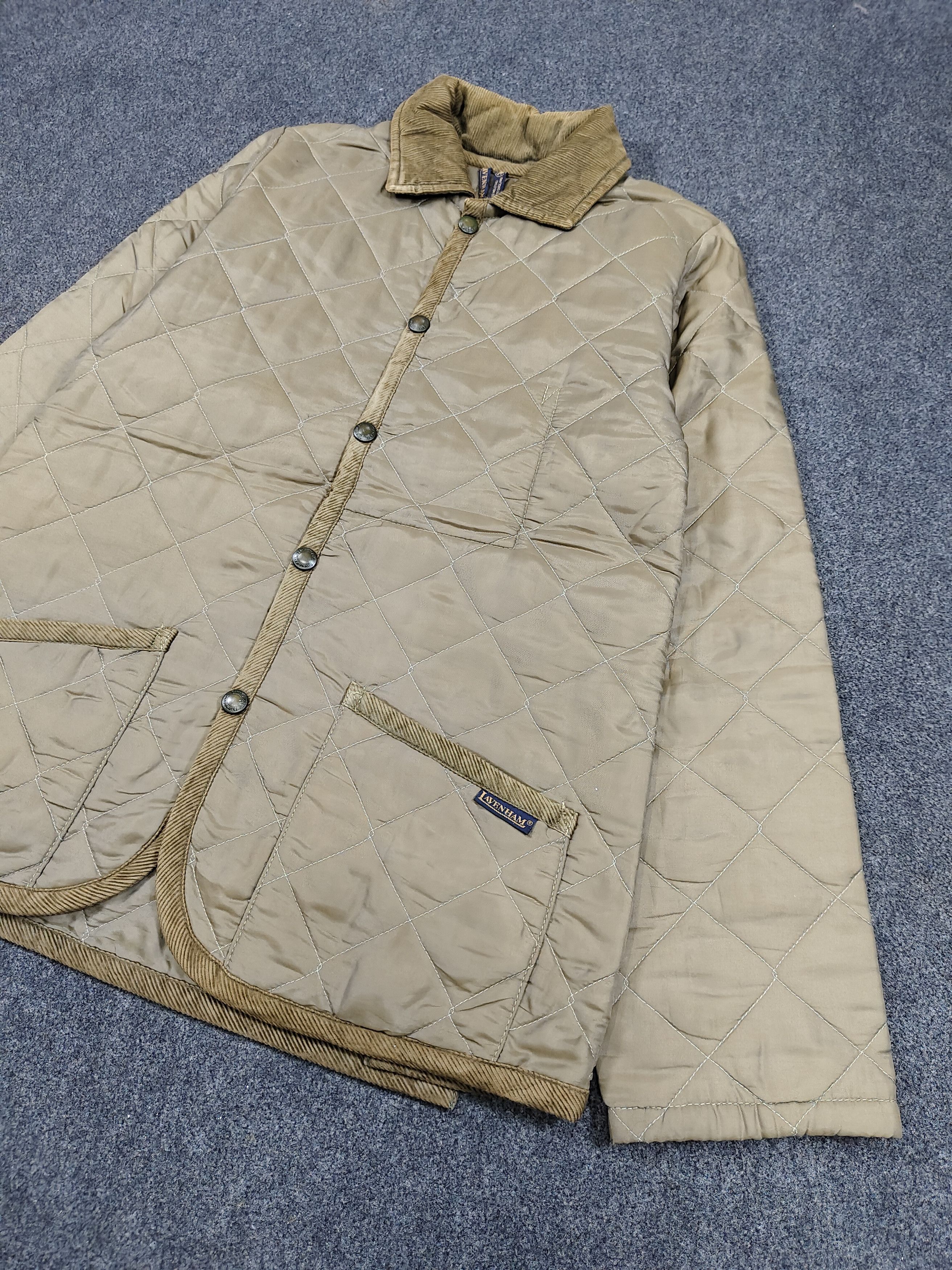 Lavenham 90s Lavenham🇬🇧 Heritage Corduroy Collar Quilted Jacket Size US S / EU 44-46 / 1 - 3 Thumbnail