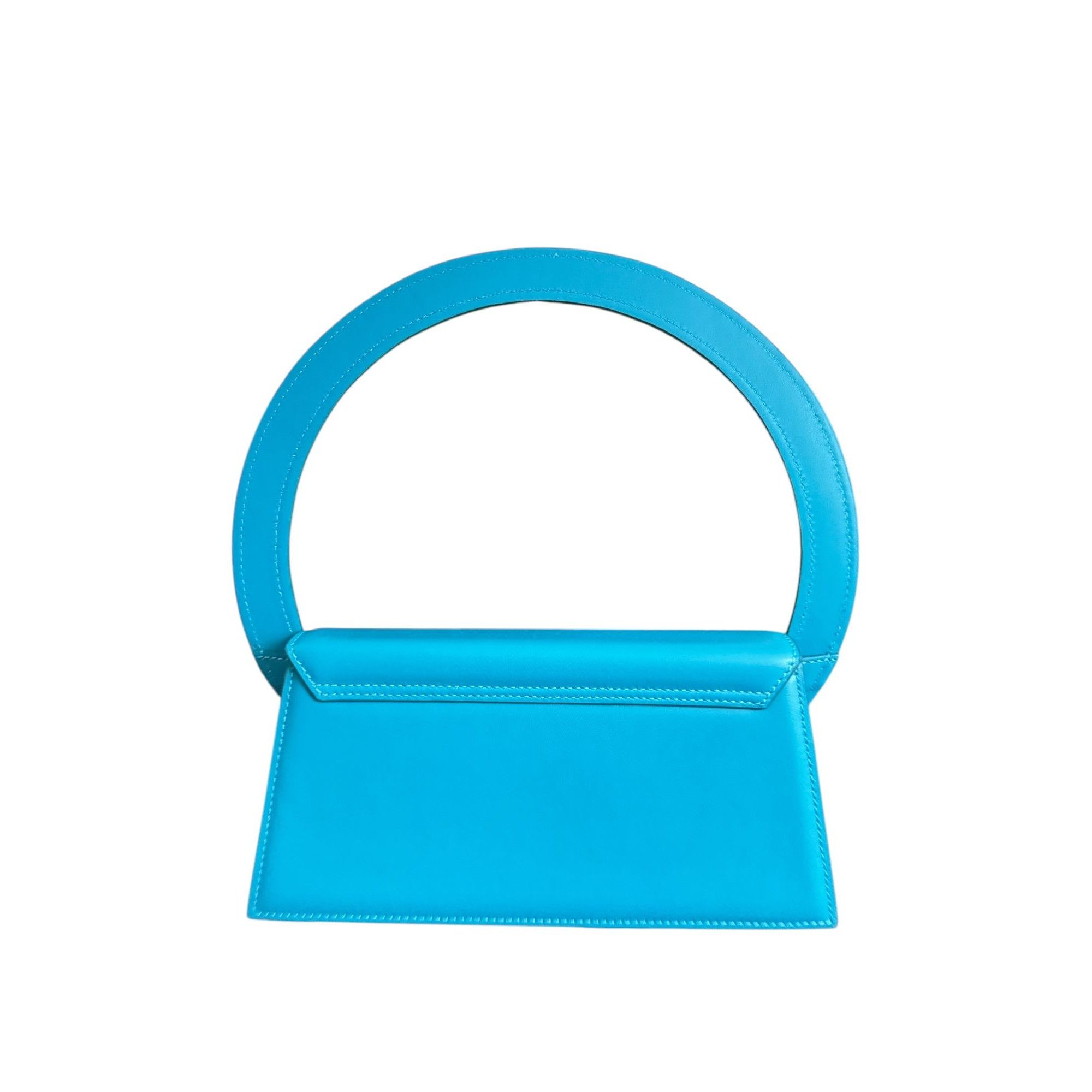 Jacquemus « Sac Rond » Blue Leather Bag Size ONE SIZE - 2 Thumbnail