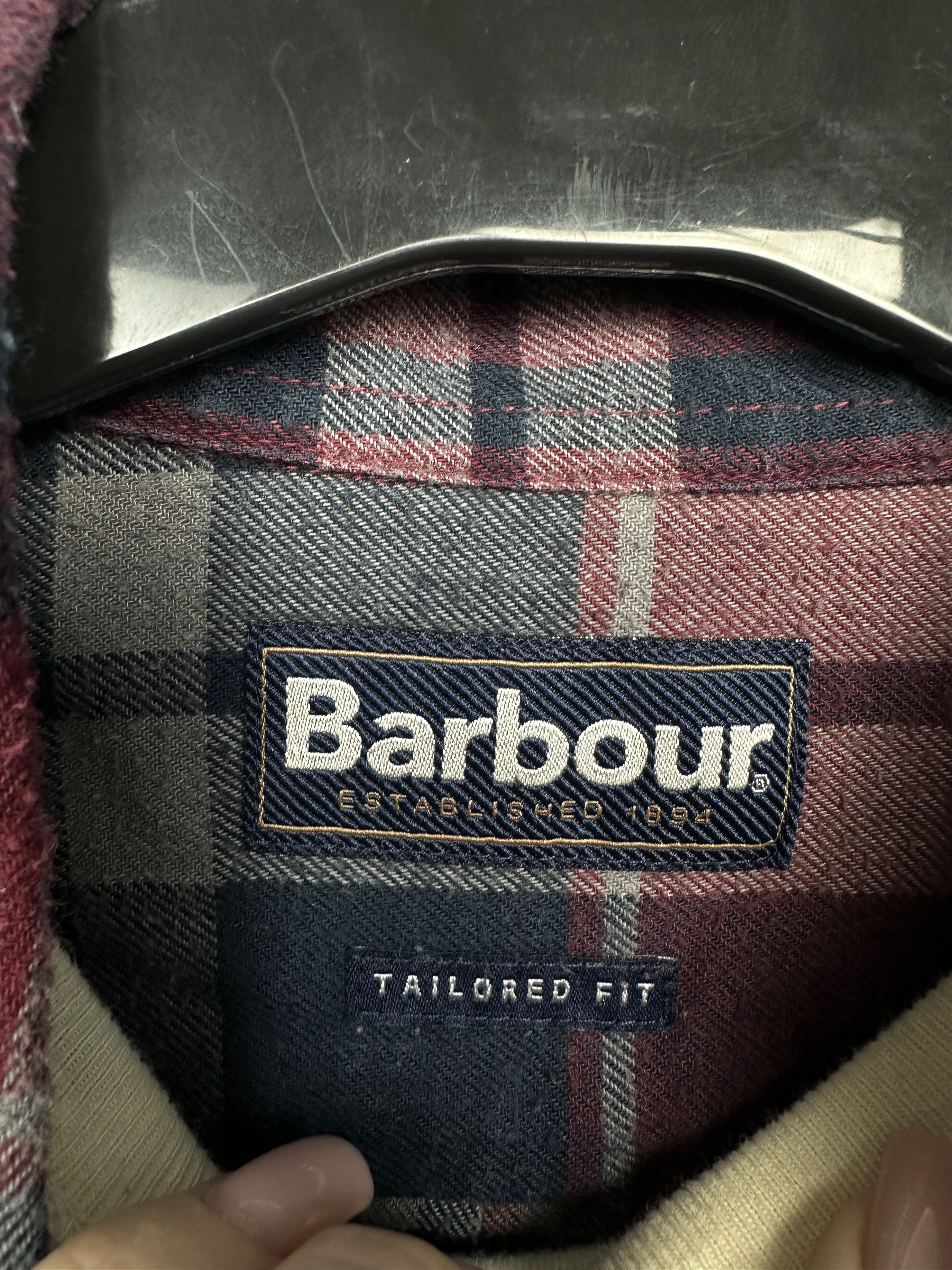 Barbour Barbour Mens Flannel Plaid Shirt Size US M / EU 48-50 / 2 - 4 Thumbnail
