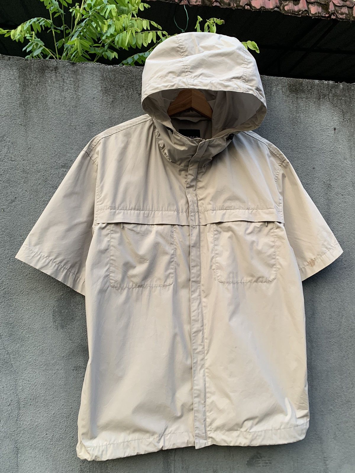 Japanese Brand Uniqlo Hooded Zipper Shirt Size US L / EU 52-54 / 3 - 5 Thumbnail