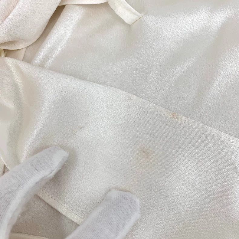 Chanel Chanel White single-breasted belt silk short sleeves Size XS / US 0-2 / IT 36-38 - 8 Thumbnail